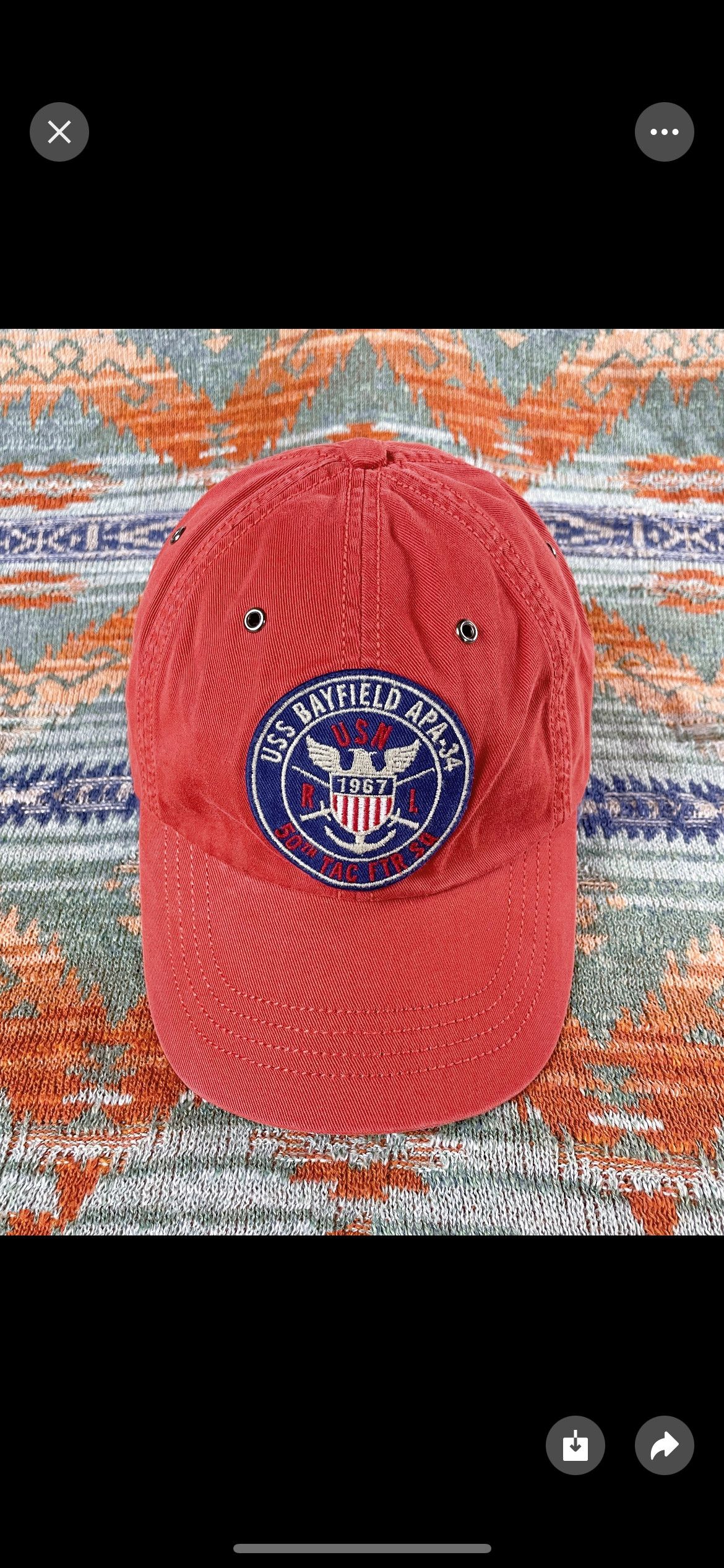 Polo Ralph Lauren Polo Ralph Lauren Leather Baseball Hat Cap Size ONE SIZE - 1 Thumbnail