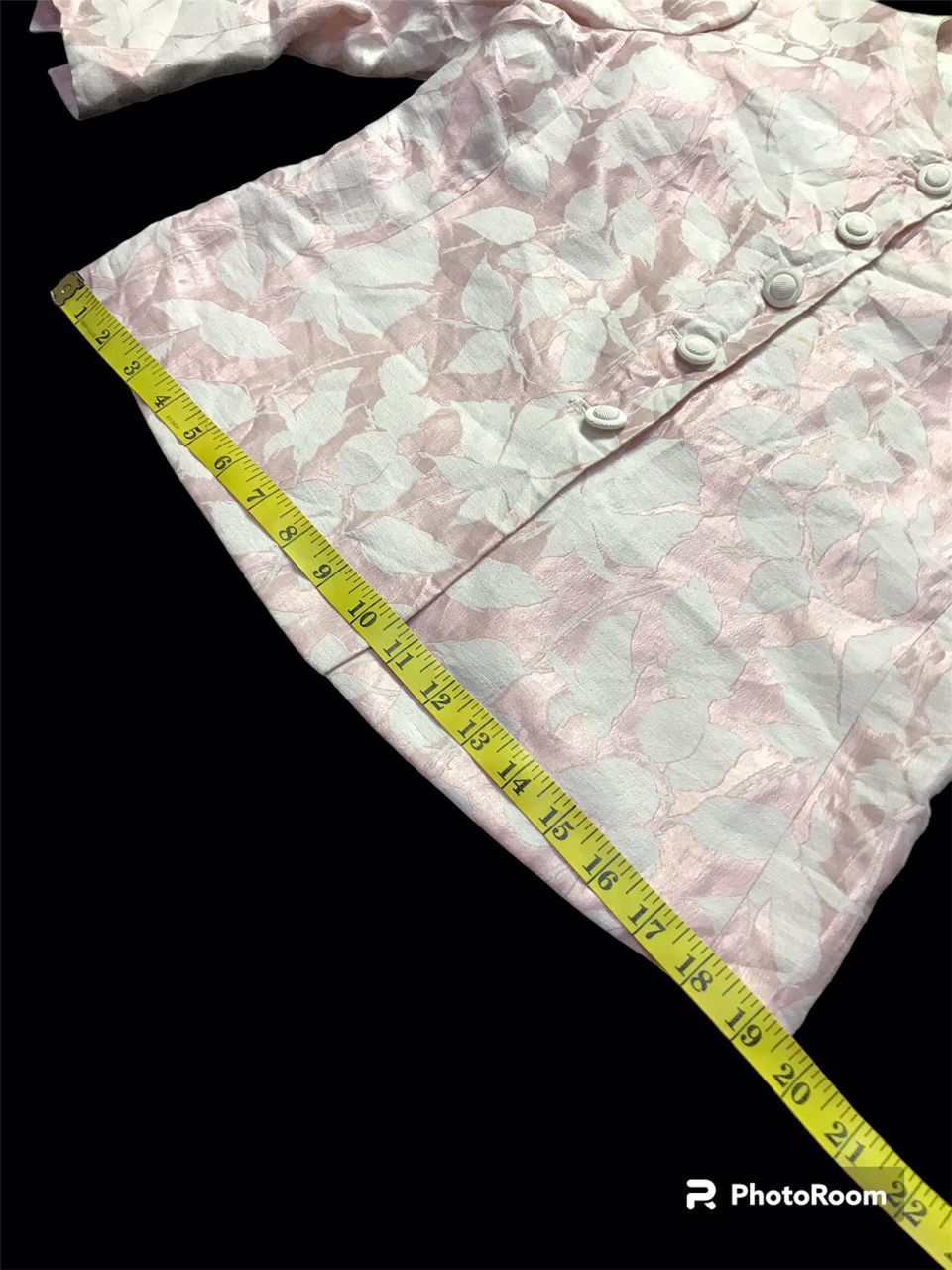 Armani Armani Collezioni Pink Floral Jacquard Button Up Jacket Size M / US 6-8 / IT 42-44 - 11 Thumbnail
