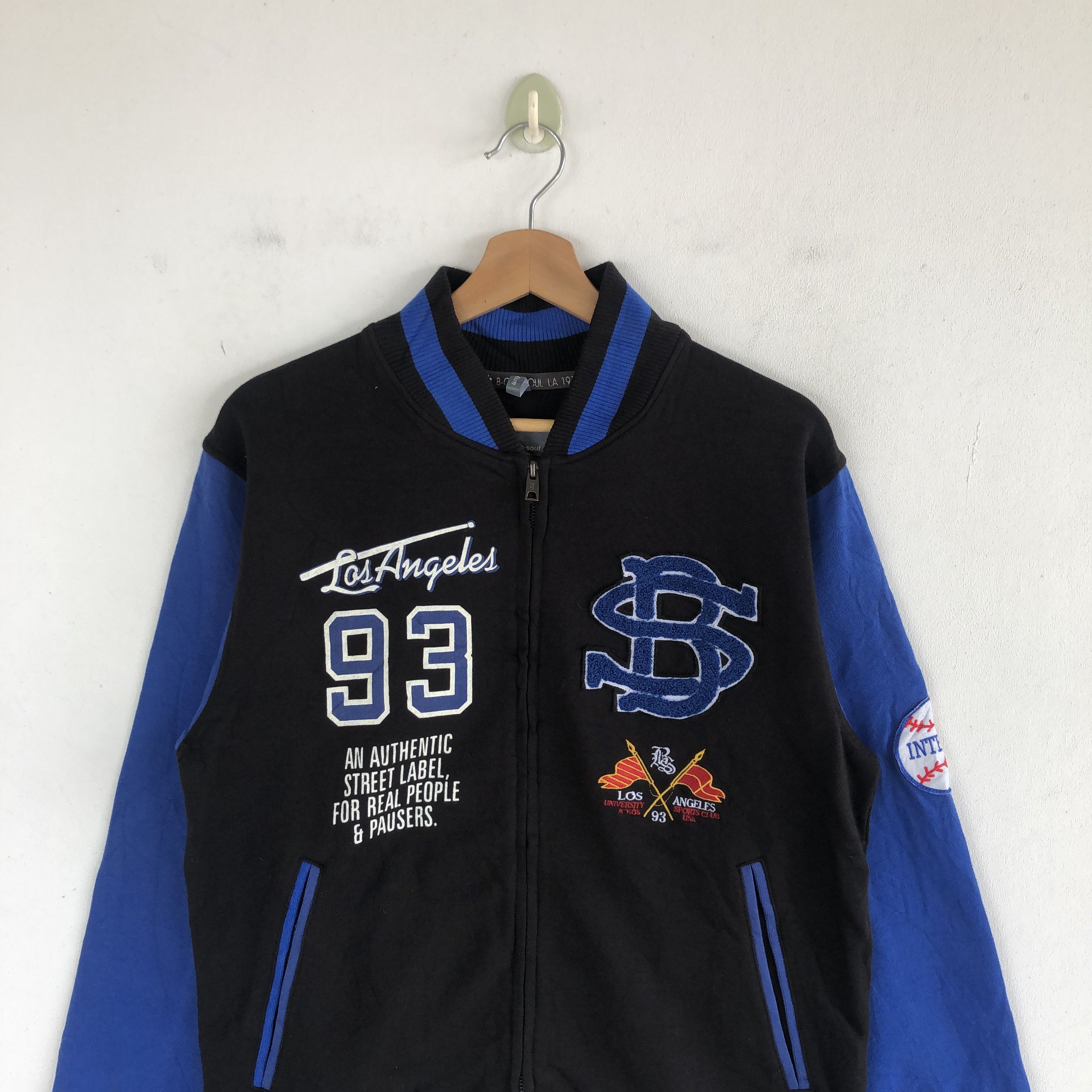 Japanese Brand × Vintage Vintage Japanese B One Soul Varsity Sweater Sweatshirt Size S / US 4 / IT 40 - 3 Thumbnail