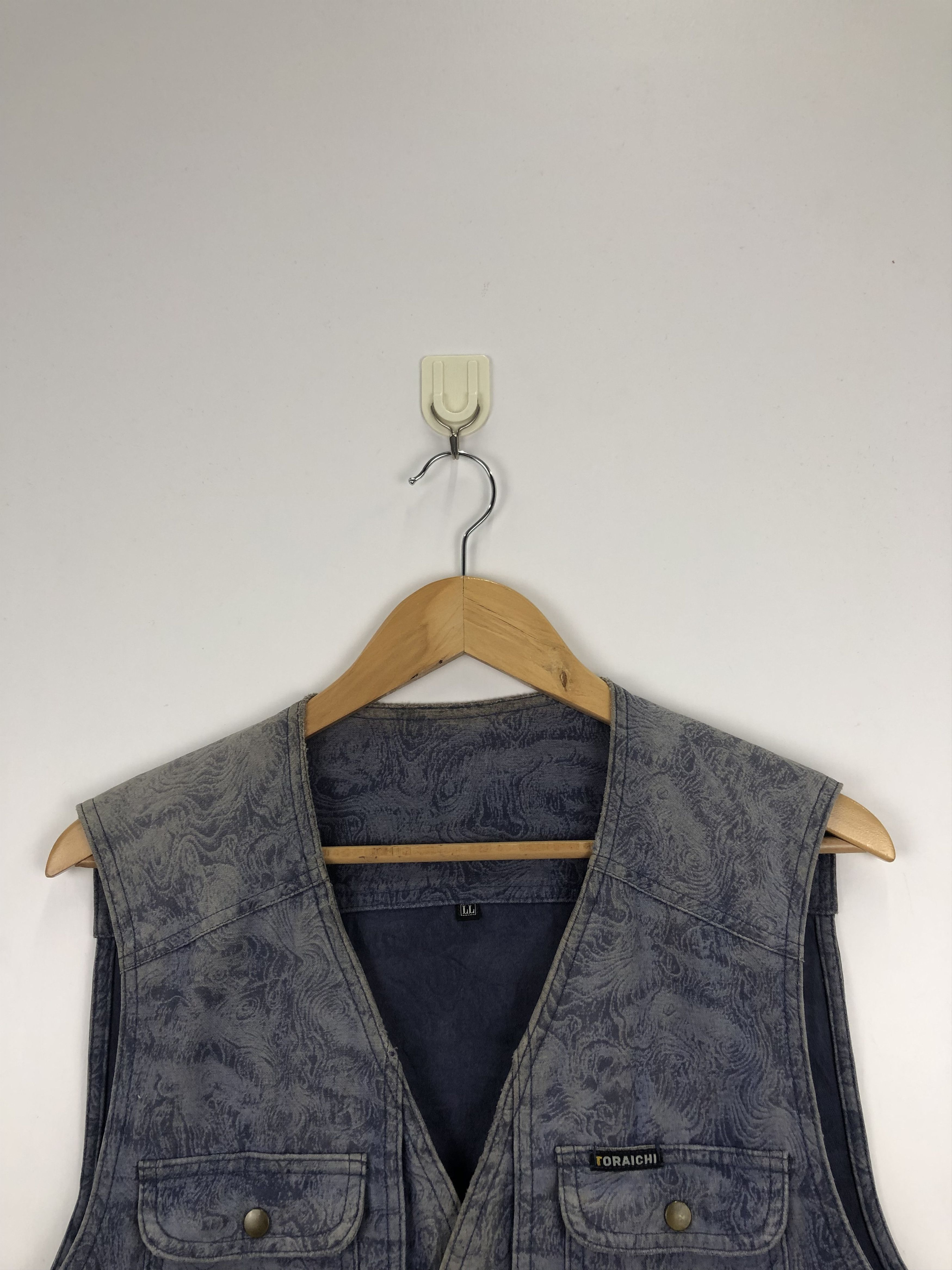 Japanese Brand Vintage Japanese Brand Sleeveless Jacket J0705 Size 38L - 2 Thumbnail