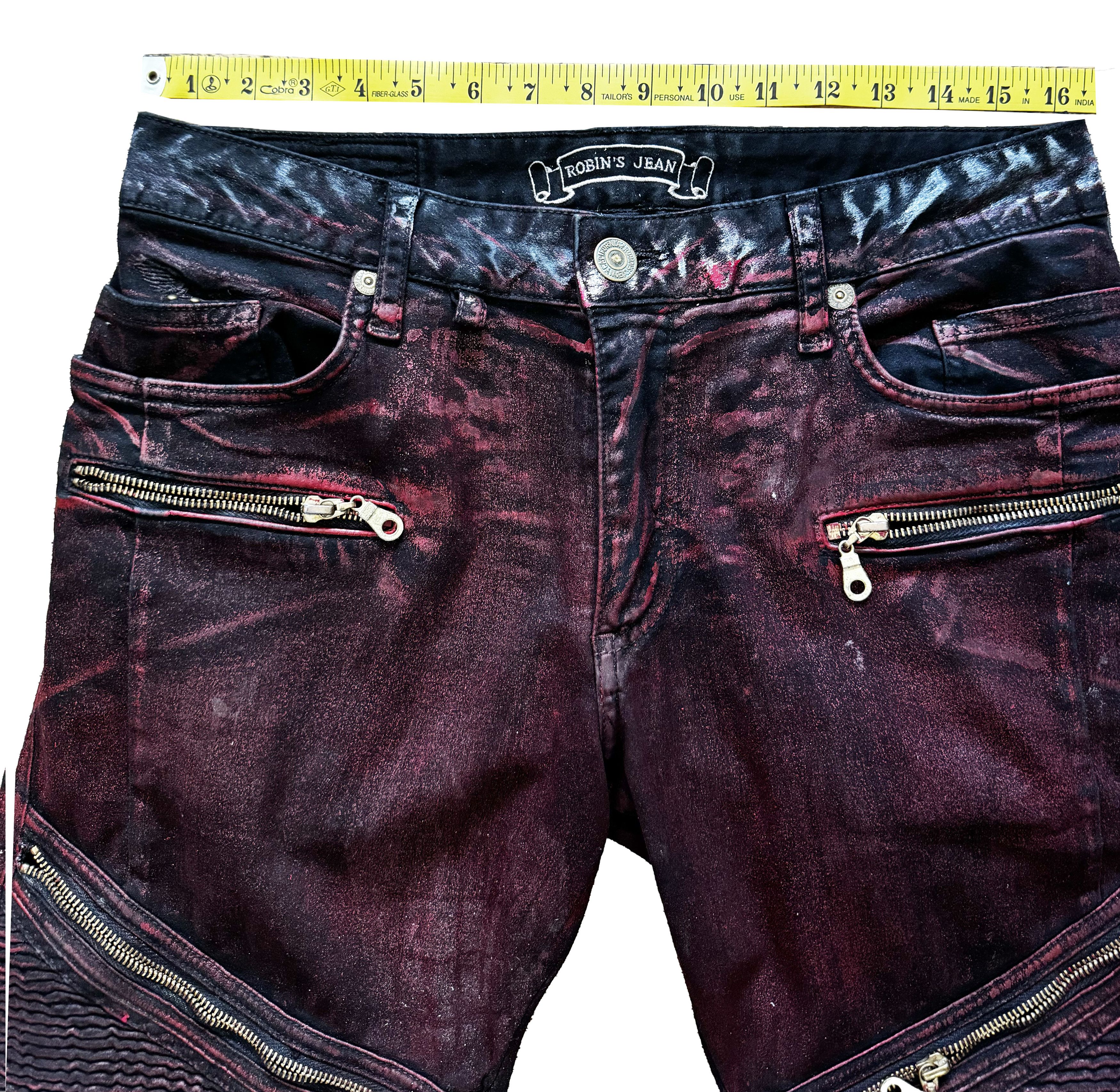 Robins Jeans ROBINS JEANS "URED" ZIPPER JEANS mens size 30 Size US 30 / EU 46 - 3 Thumbnail