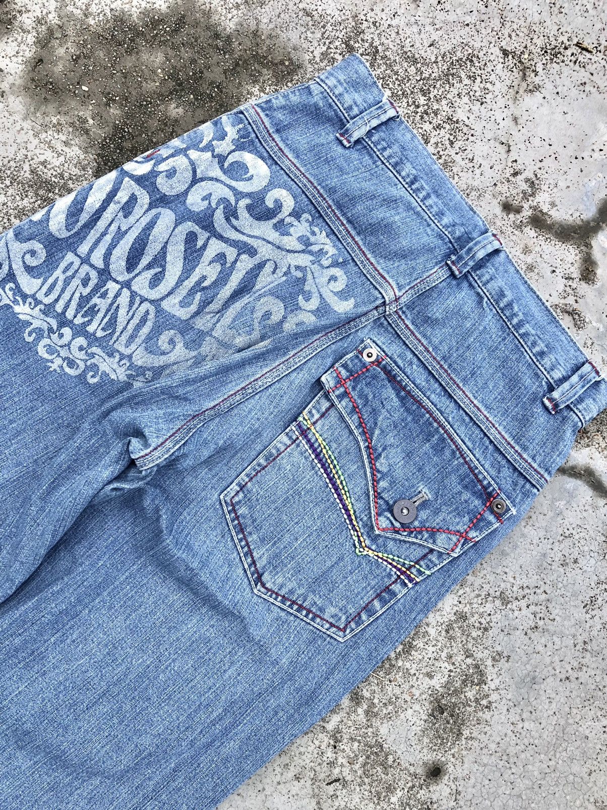 Hypebeast BAGGY⚡️⚡️LONDON JEANS SINGLE BACK POCKET DENIM Size US 29 - 5 Thumbnail