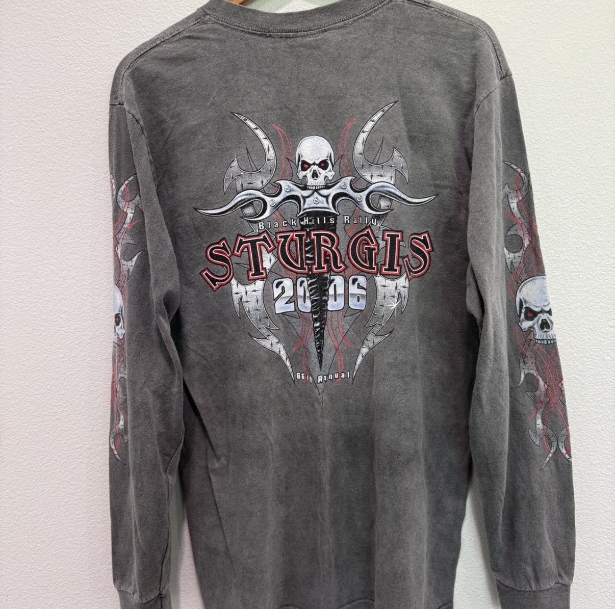 Harley Davidson Vintage Long Sleeve Size US M / EU 48-50 / 2 - 2 Thumbnail