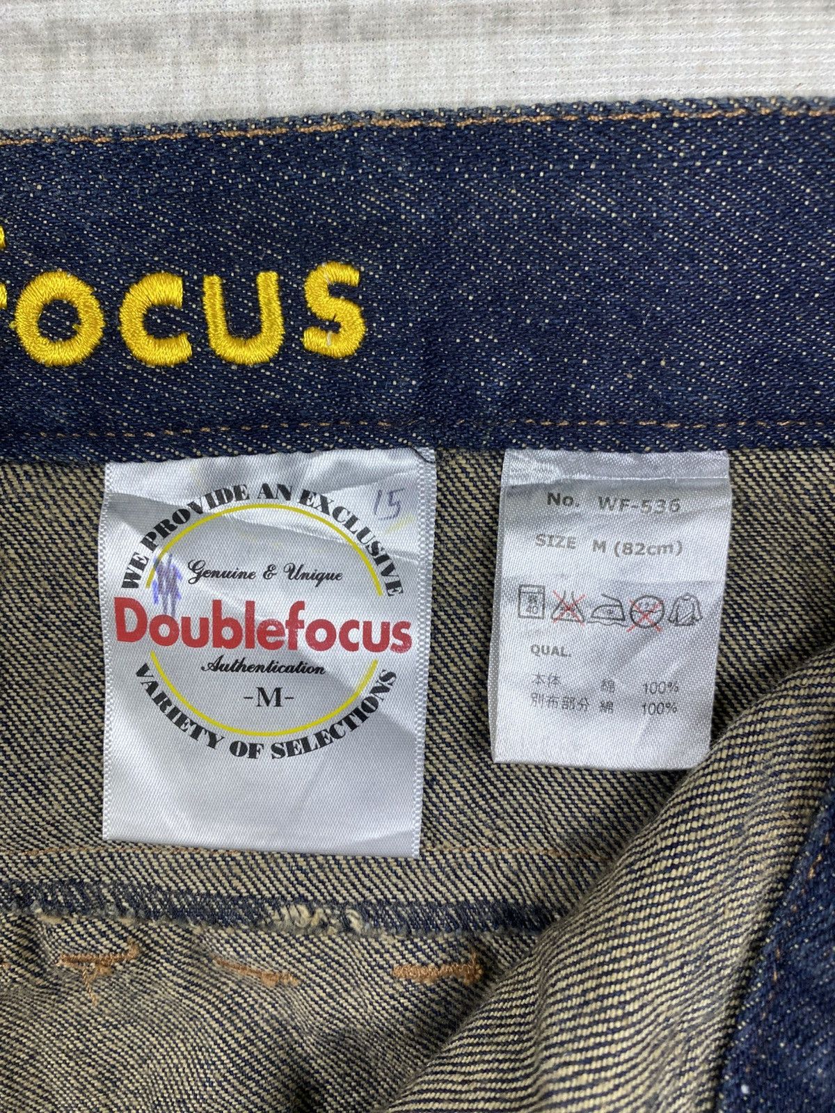 Hysteric Glamour Vintage Double Focus Double Waist Mud Wash Punk Denim Pants Size US 30 / EU 46 - 14 Thumbnail
