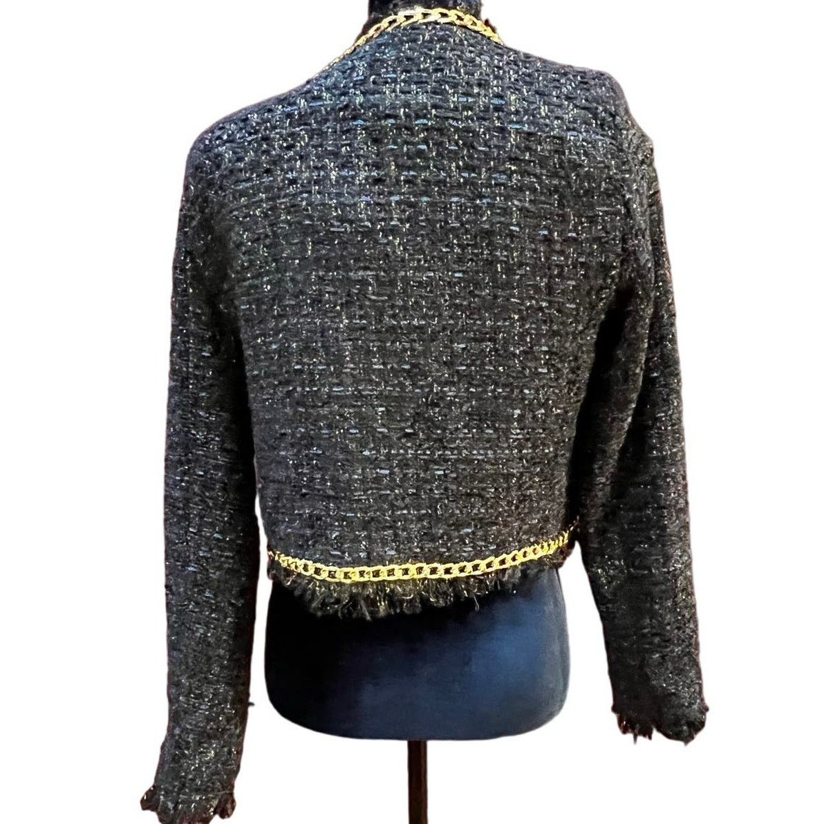 Christian Lacroix Christian Lacroix Gold Chain Blazer Jacket Womens Medium NWT Size M / US 6-8 / IT 42-44 - 4 Thumbnail