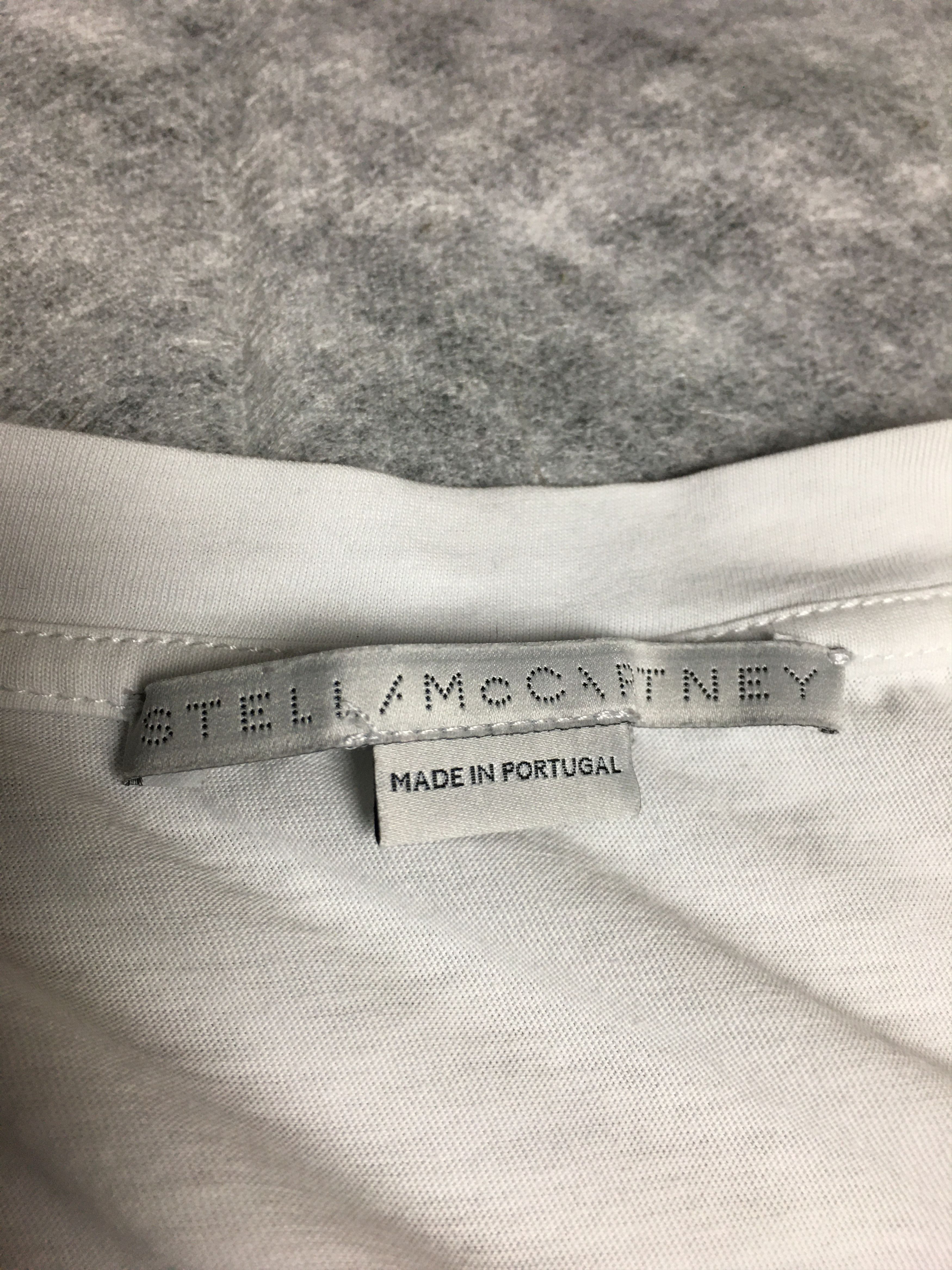 Stella McCartney Stella McCartney White Embroidered Star T-Shirt Size L / US 10 / IT 46 - 9 Thumbnail