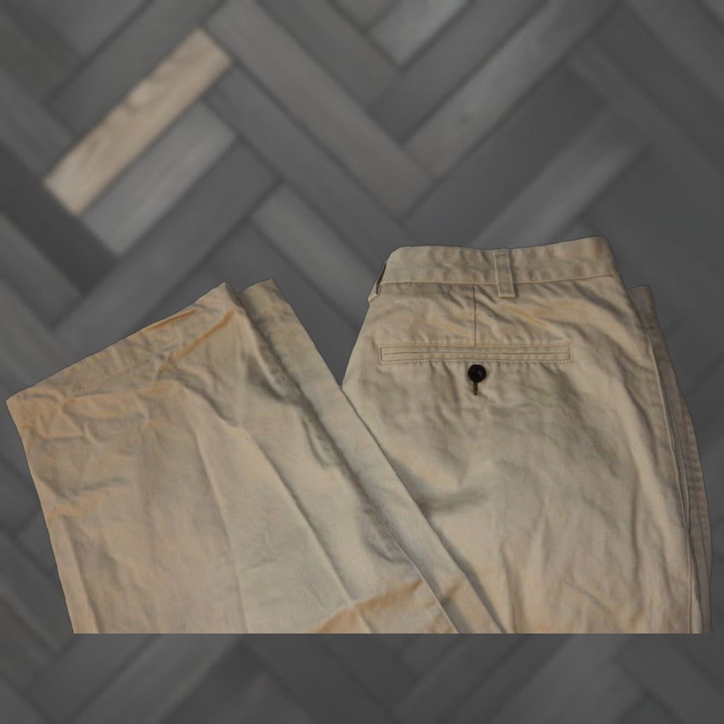 Orvis VINTAGE Orvis Men's Chino Pants Size 40x31 Flat Front Khakiâ€¢Beige Men's Clothing Size US 40 / EU 56 - 1 Thumbnail