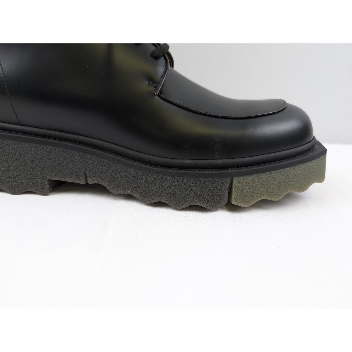 Off-White o1rshd1 Sponge Sole Leather Boot in Black Size US 10 / EU 43 - 4 Thumbnail