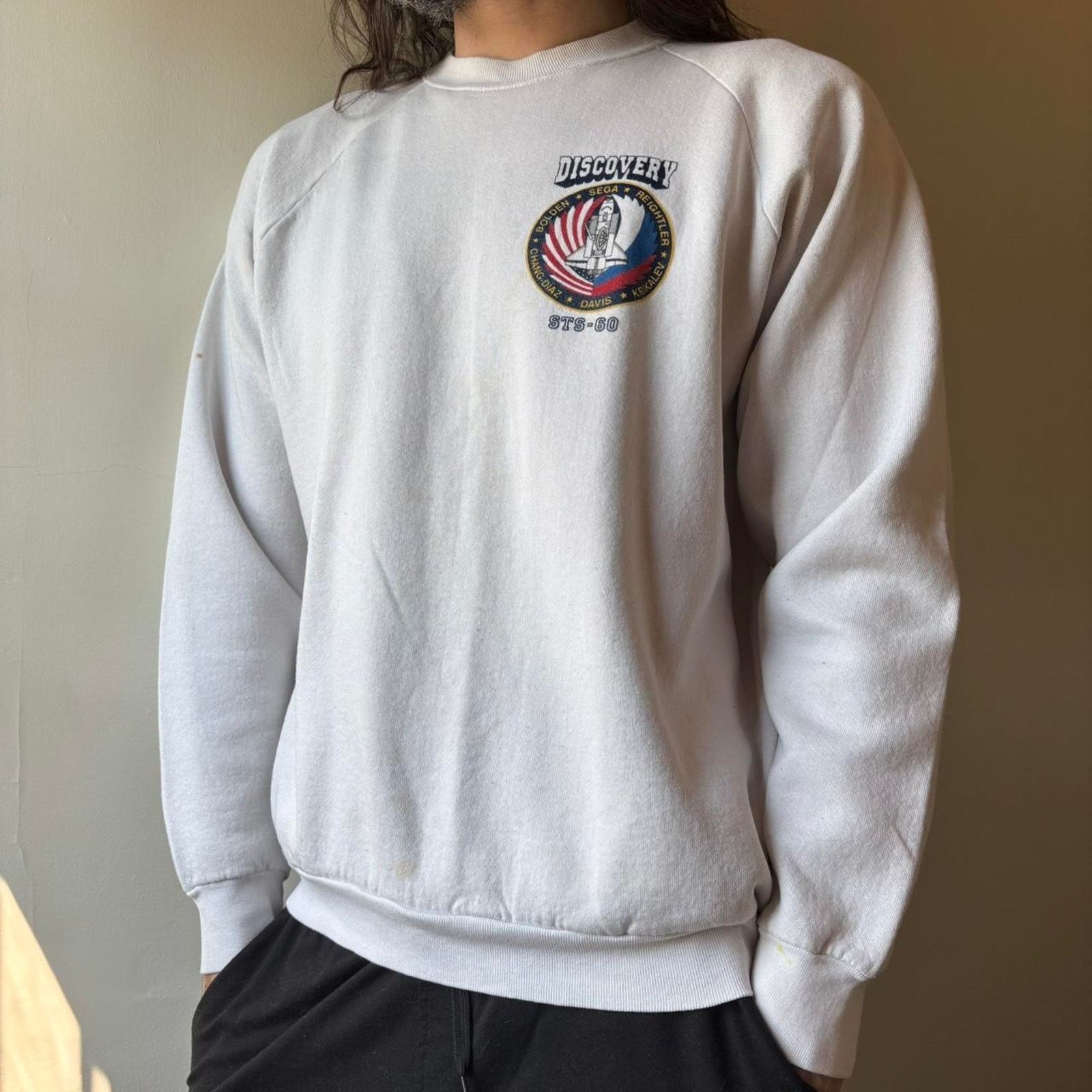 Vintage Fruit of the Loom Discovery 94 Launch Sweatshirt XXL