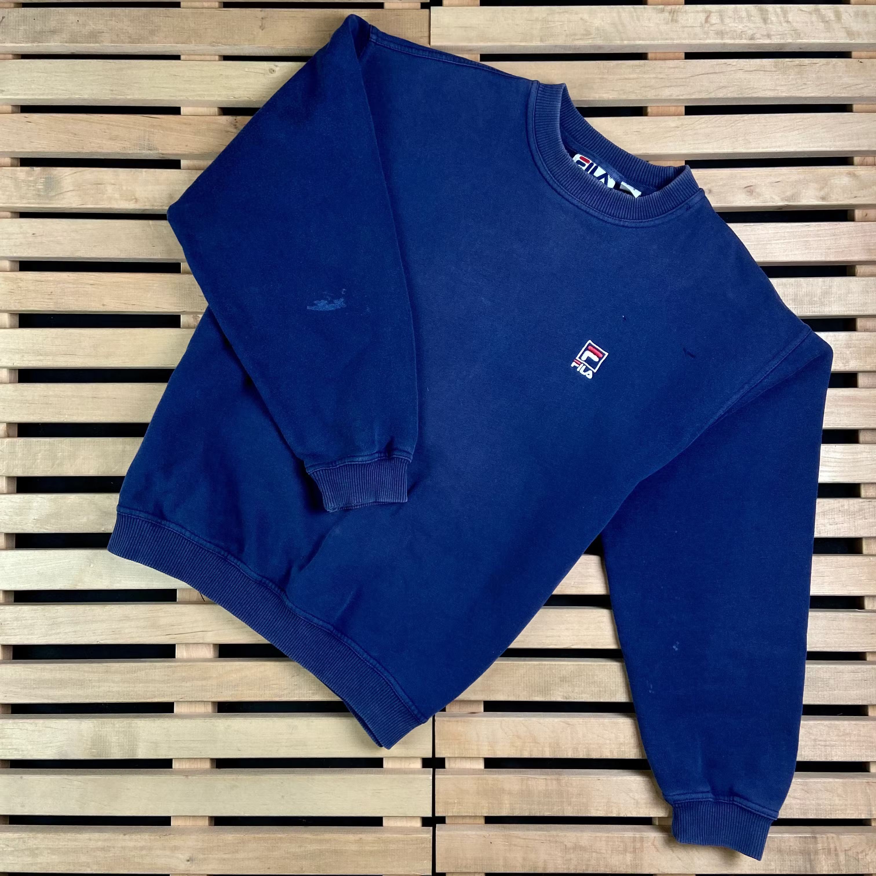 Fila × Vintage Mens Vintage Sweatshirt Fila Size S Size US S / EU 44-46 / 1 - 1 Thumbnail
