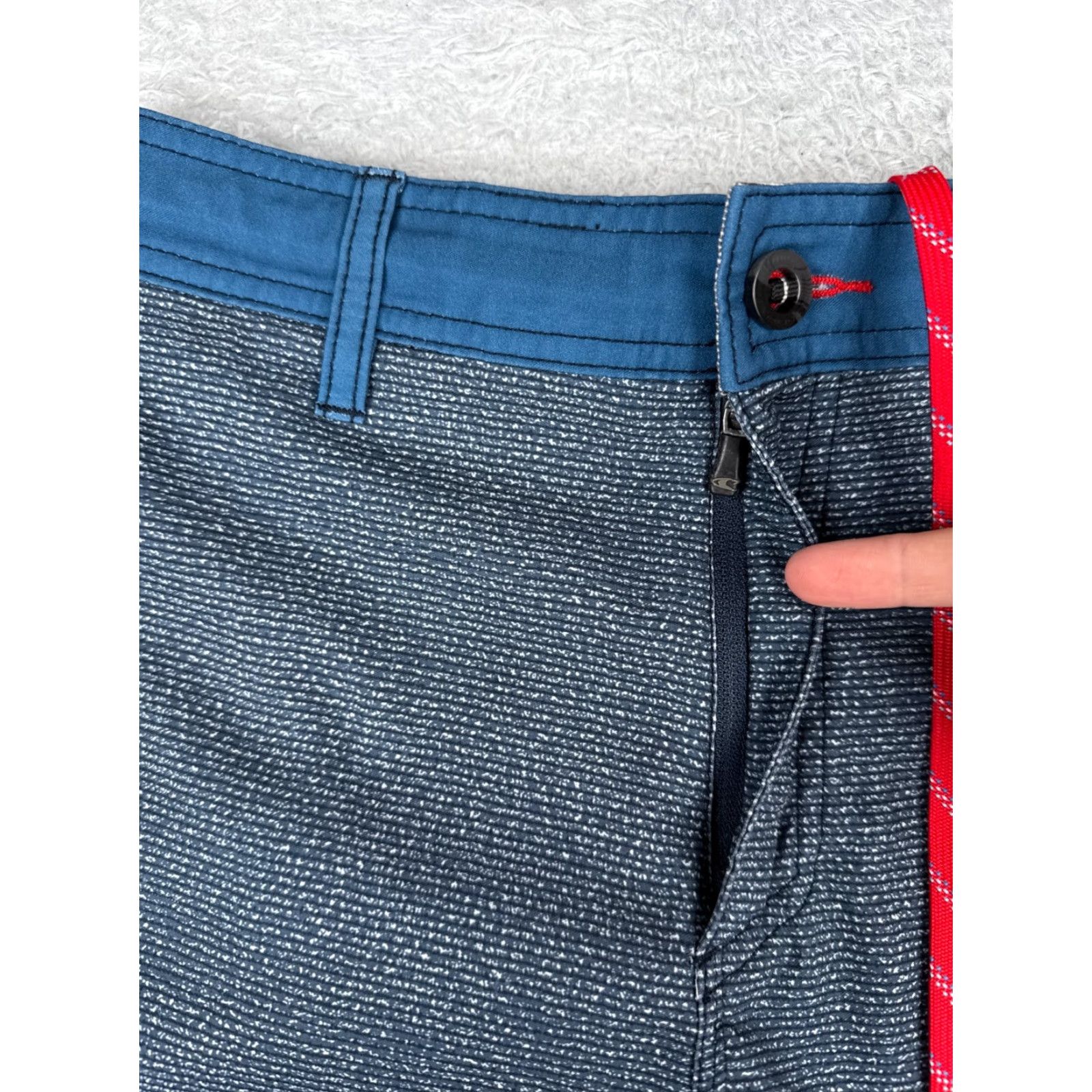 O'Neill ONeill Shorts Men Gray 32 Blue Hybrid Short Polyester Blend Skate Beach 32x11 Size US 32 / EU 48 - 6 Thumbnail