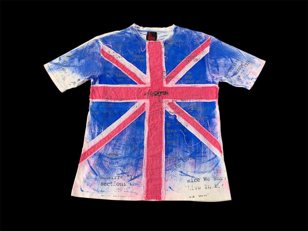 Other Hype H. Anarchy British Flag Sid Punk Style Printed Tee Size US S / EU 44-46 / 1 - 1 Thumbnail