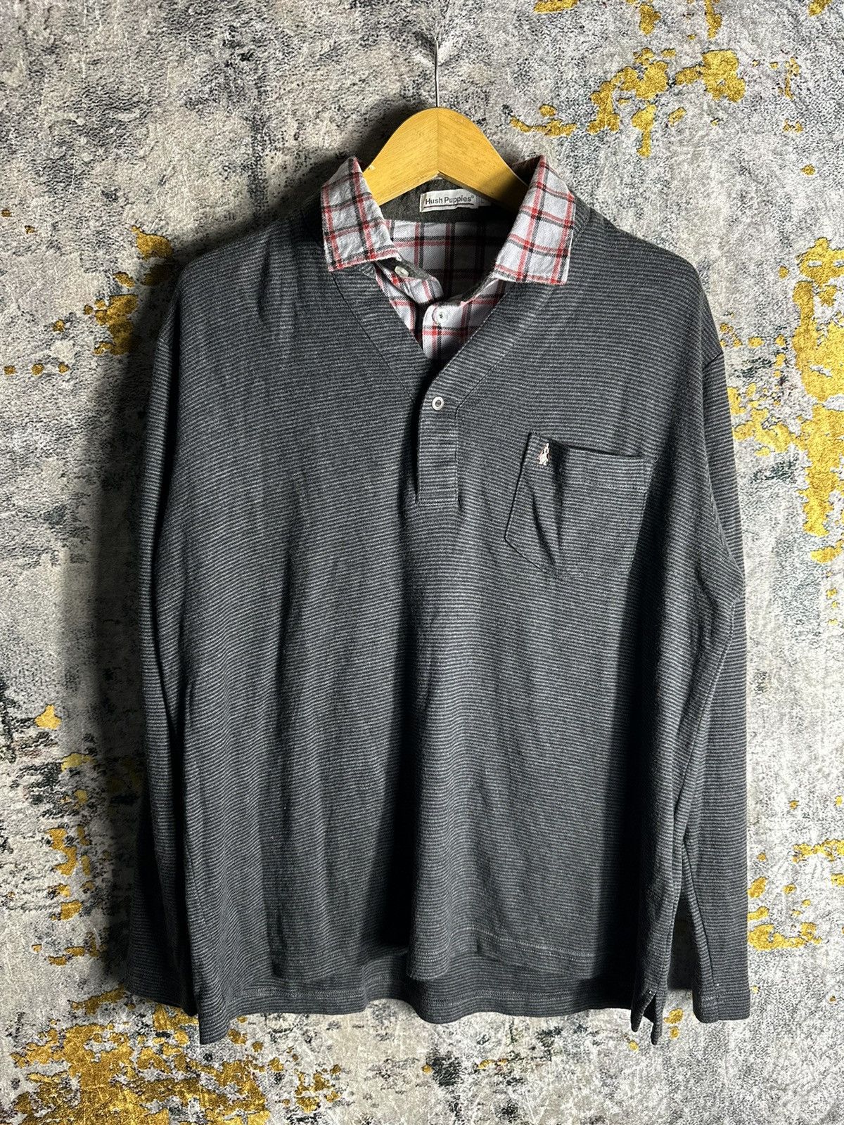 Hush Puppies 2000s IFSIXWASNINE LGB STYLE WESTERN DOUBLE LAYER TEE SHIRT Size US L / EU 52-54 / 3 - 1 Thumbnail