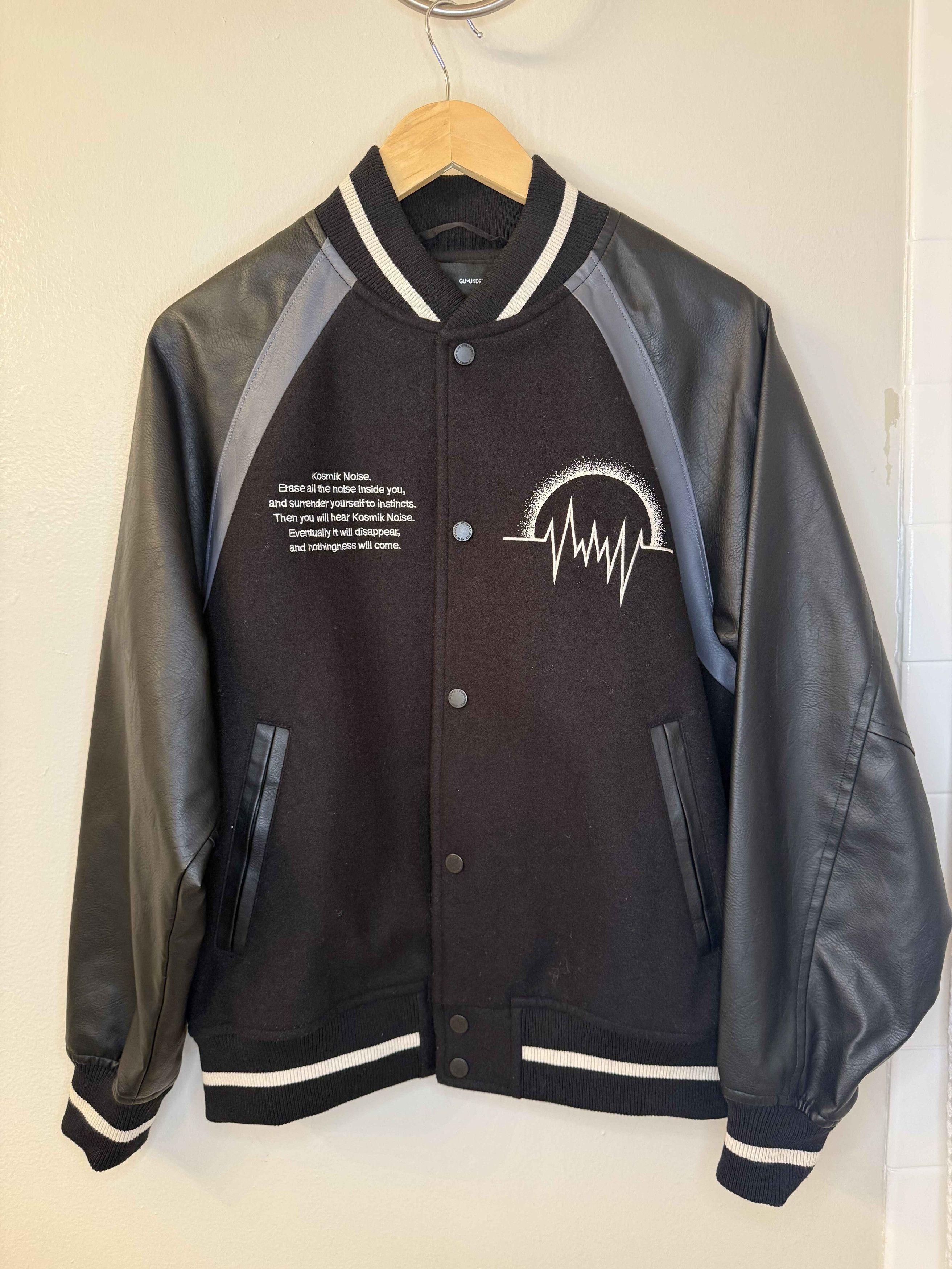 GU × Undercover GU x Undercover Kosmik Noise Varsity Jacket Size US M / EU 48-50 / 2 - 2 Thumbnail