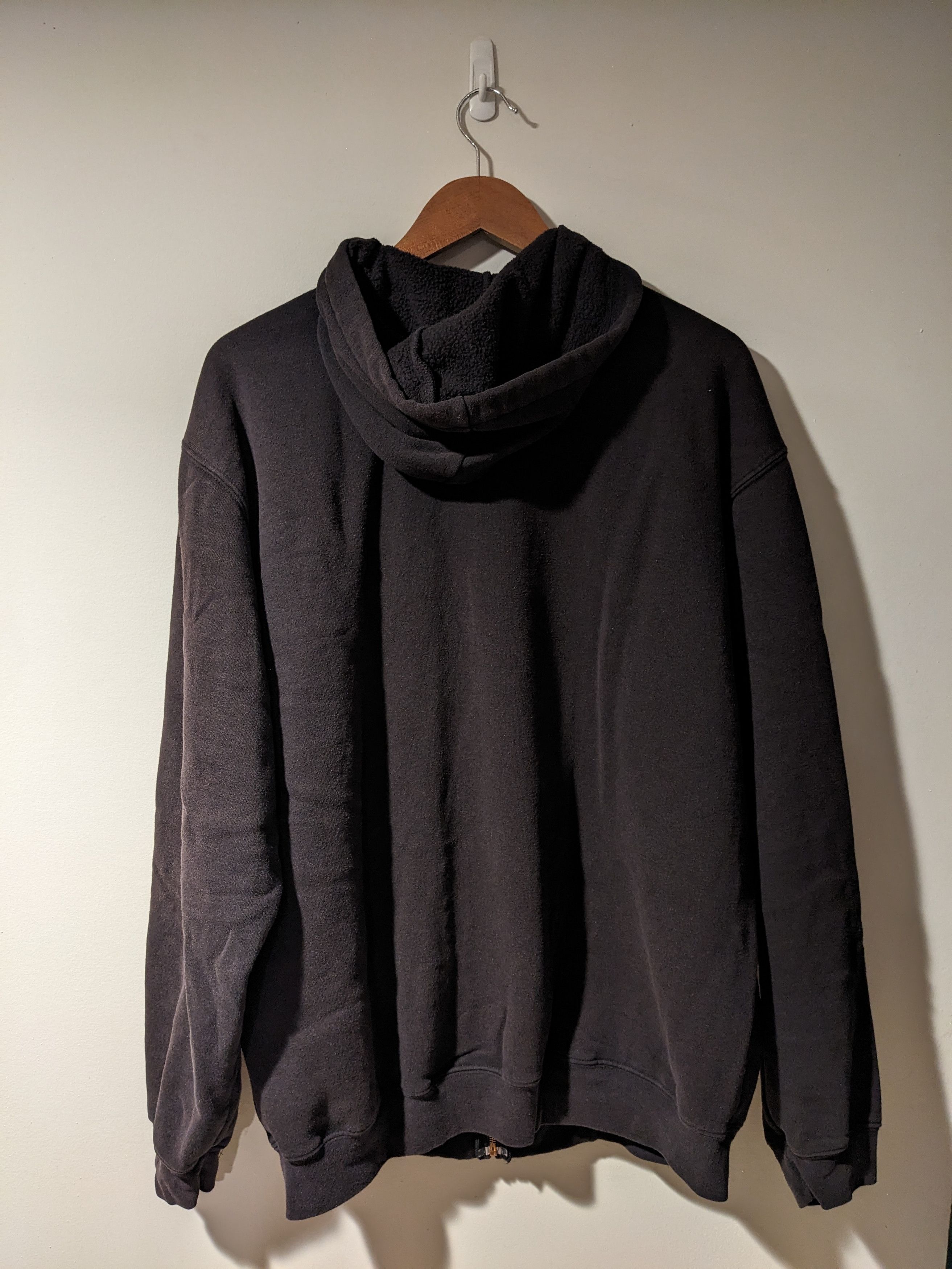 Carhartt × Vintage Vintage 90s Carhartt Spell Out Large Brown Full Zip Hoodie Size US L / EU 52-54 / 3 - 6 Thumbnail