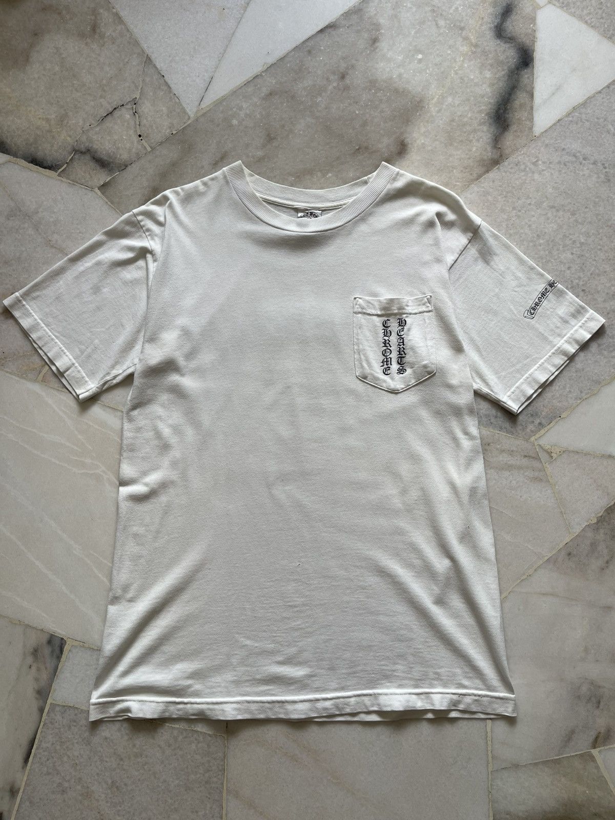 Chrome Hearts 90s Chrome Hearts Scroll Logo Tee Size US M / EU 48-50 / 2 - 9 Thumbnail