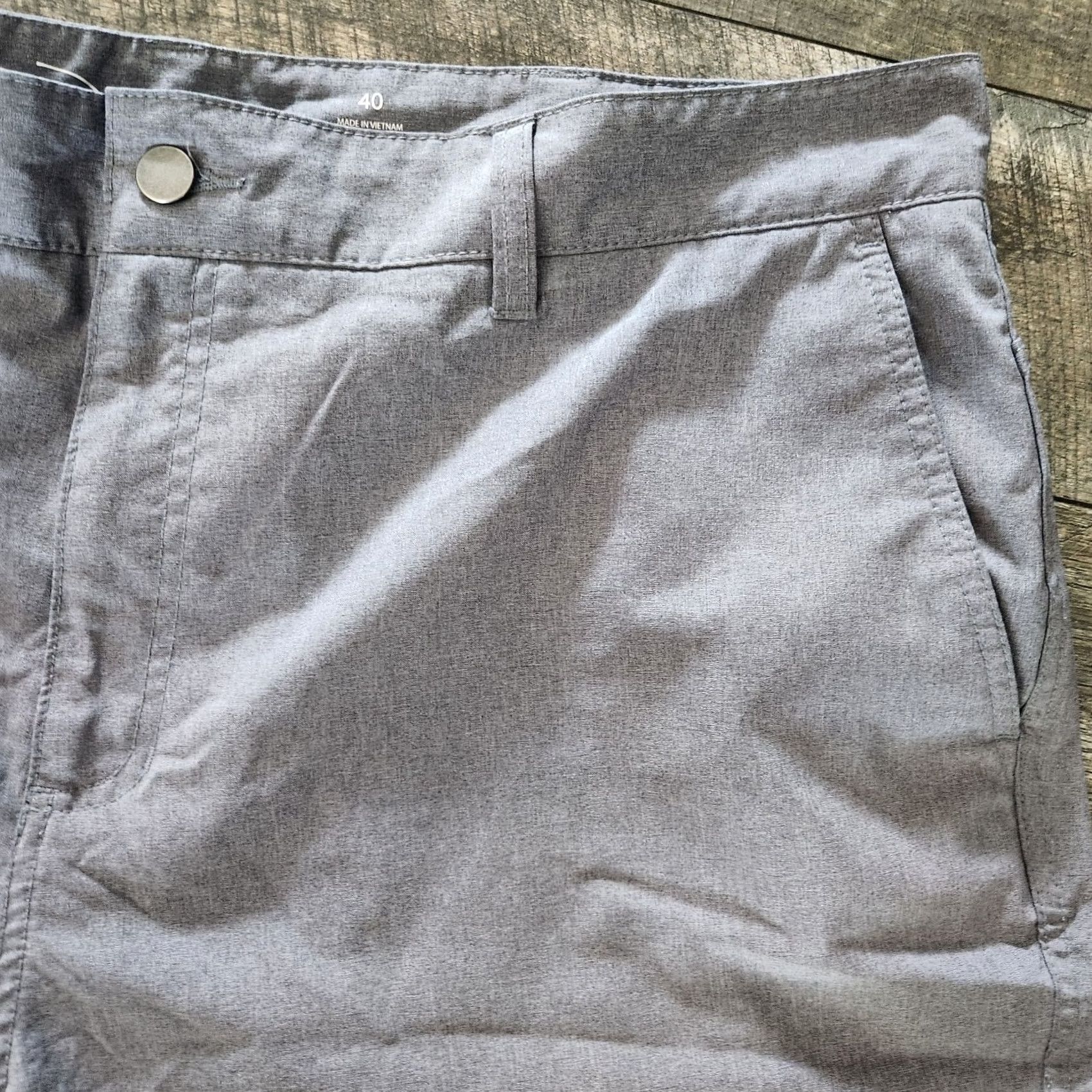 Panama Jack Panama Jack Shorts Mens 40 Gray Performance Stretch Lightweight Casual Shirt (but note: Swap to Shorts) Size US 40 / EU 56 - 3 Thumbnail
