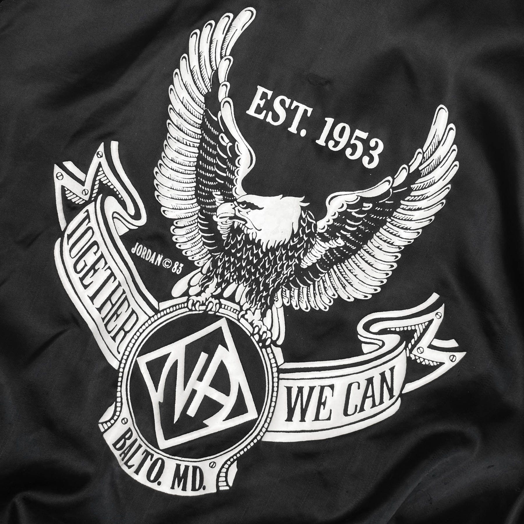 Vintage Super Rare 1983 Narcotics Anonymous Eagle Lined Jacket USA Size US XL / EU 56 / 4 - 4 Thumbnail