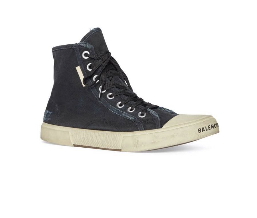 Balenciaga Paris Canvas High Black