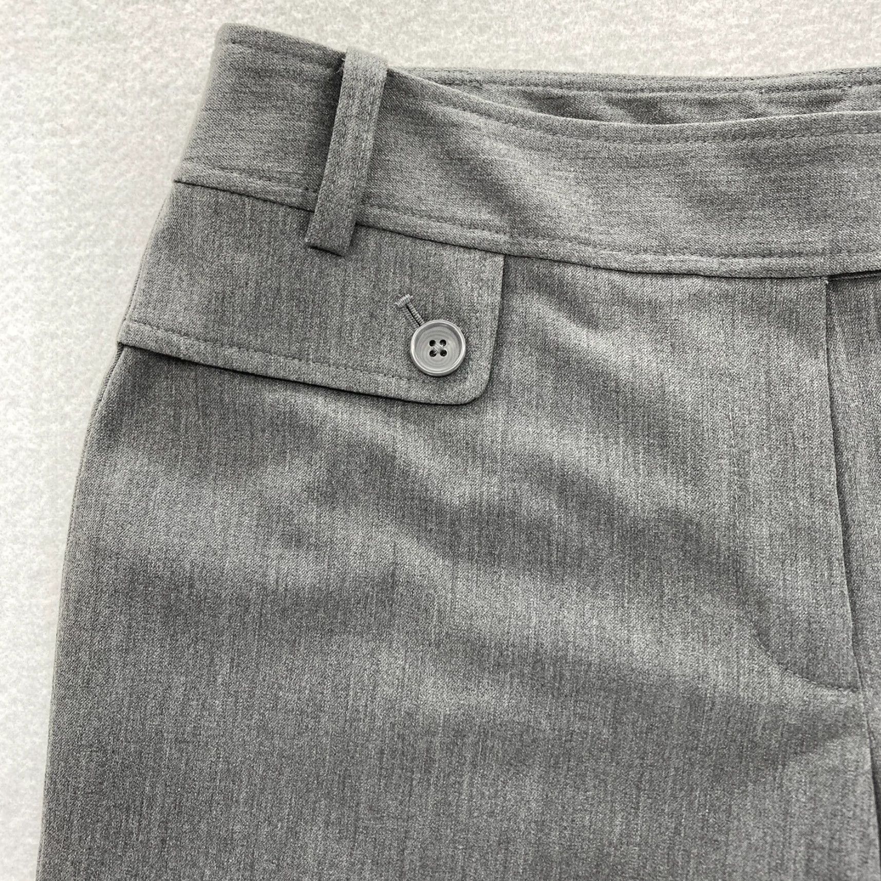 Ann Taylor Ann Taylor LOFT Ann Trouser Women's 6 Gray Stretch Fabric Boot Cut Mid Rise NWT Pants Size 28" / US 6 / IT 42 - 3 Thumbnail