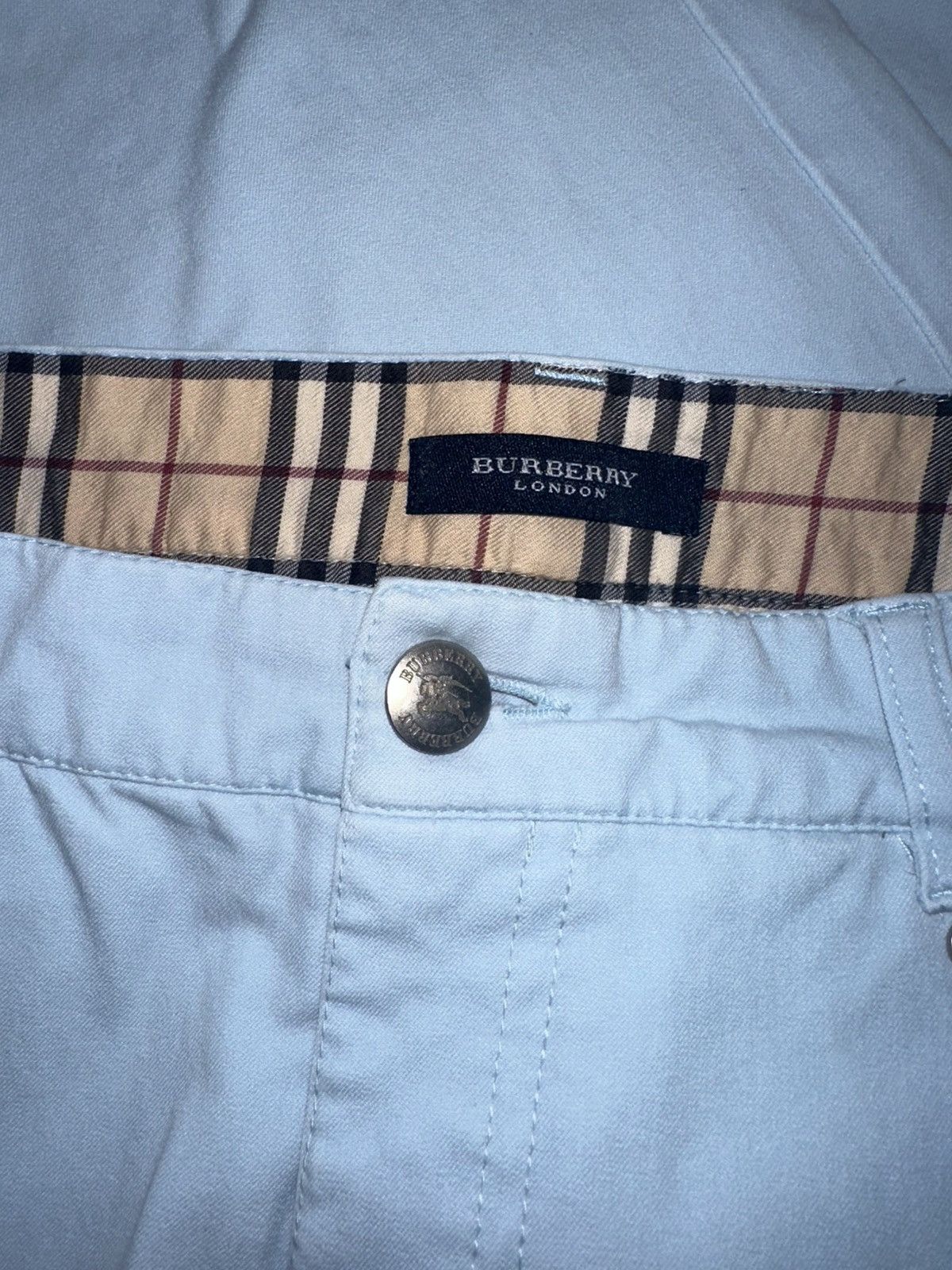 Burberry Light blue Burberry pants Size 30" / US 8 / IT 44 - 4 Thumbnail