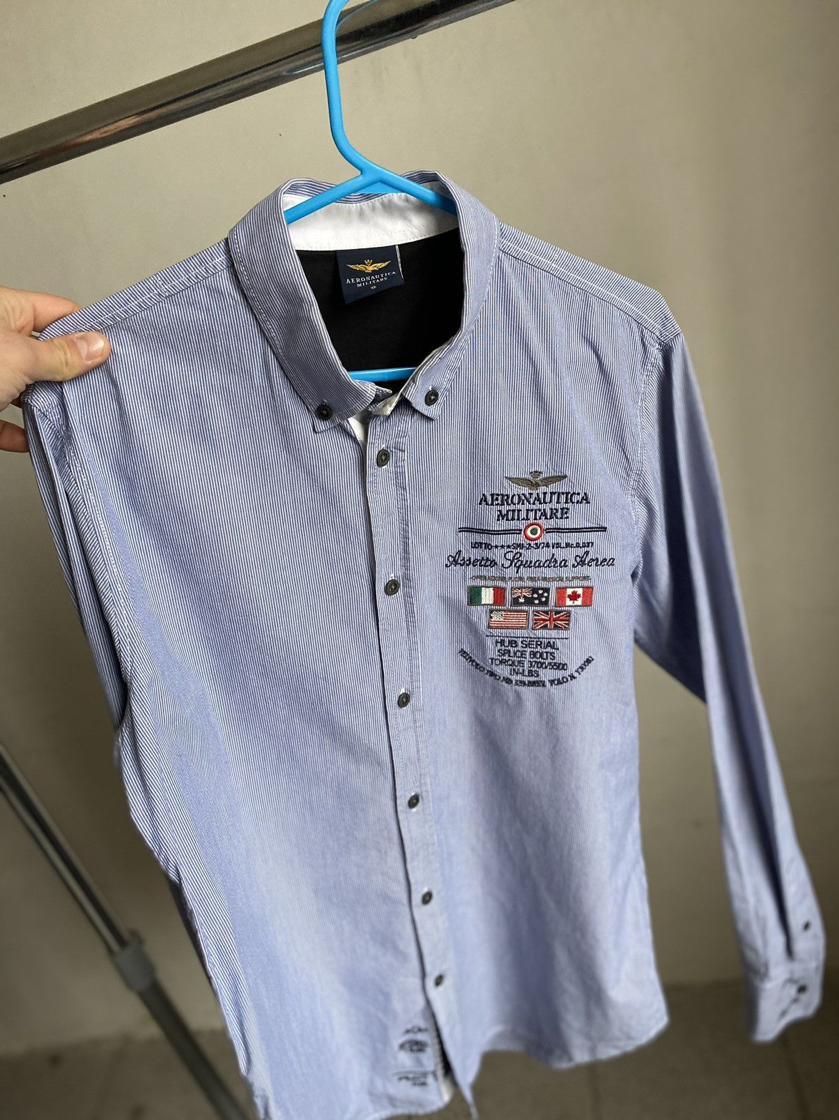 Aeronautica Militare Aeronautica Militare pilot shirt button down Size US L / EU 52-54 / 3 - 4 Thumbnail