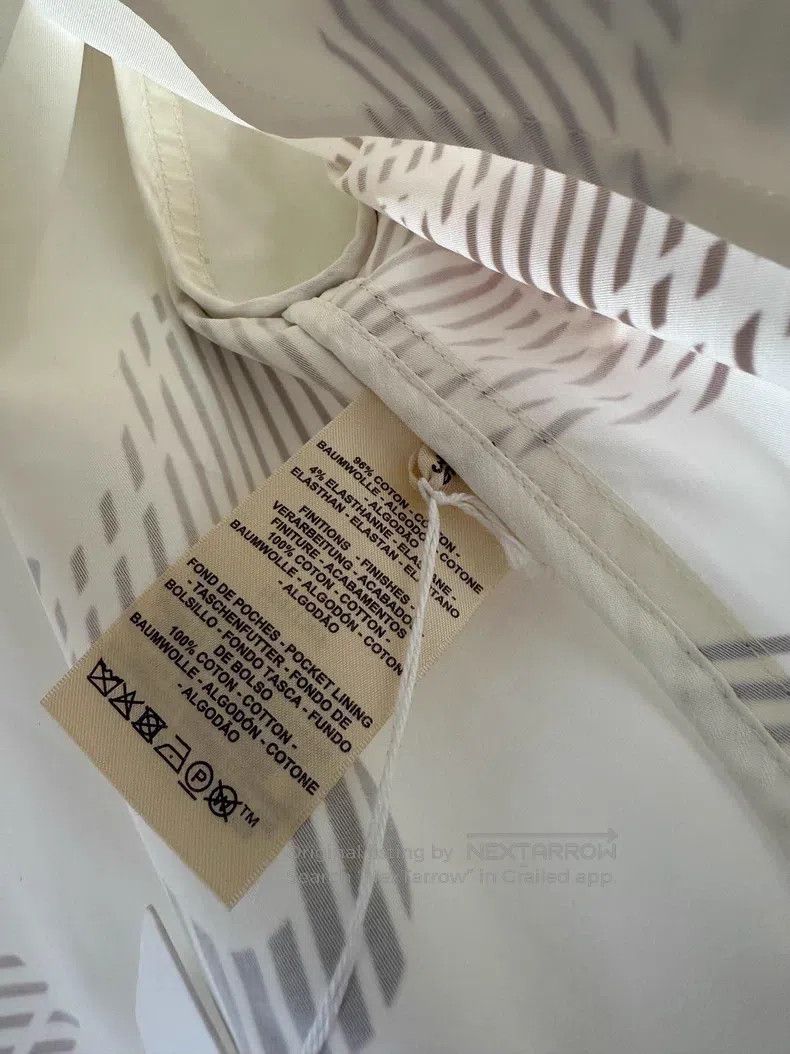 Hermes Hermes White Printed Short Jacket Size XS / US 0-2 / IT 36-38 - 4 Thumbnail