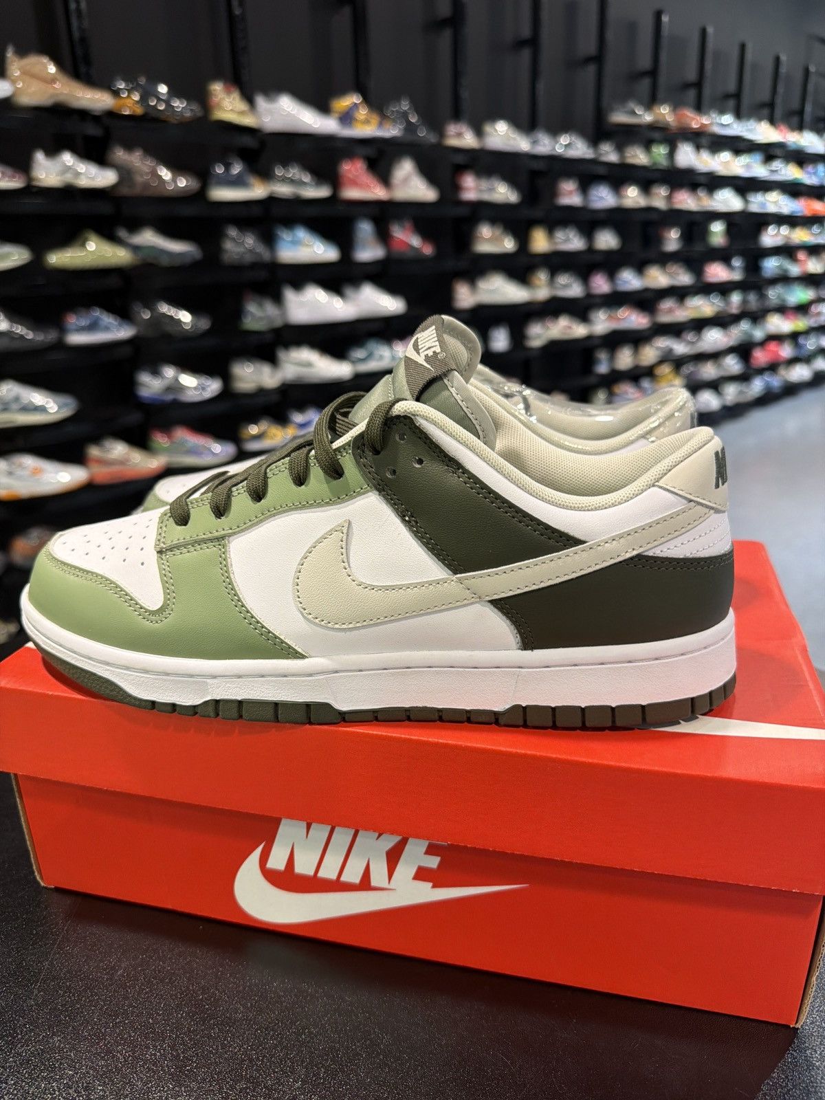 Nike Dunk Low Oil Green Cargo Size-10.5 Brand New Quick Ship Size US 10.5 / EU 43-44 - 5 Thumbnail