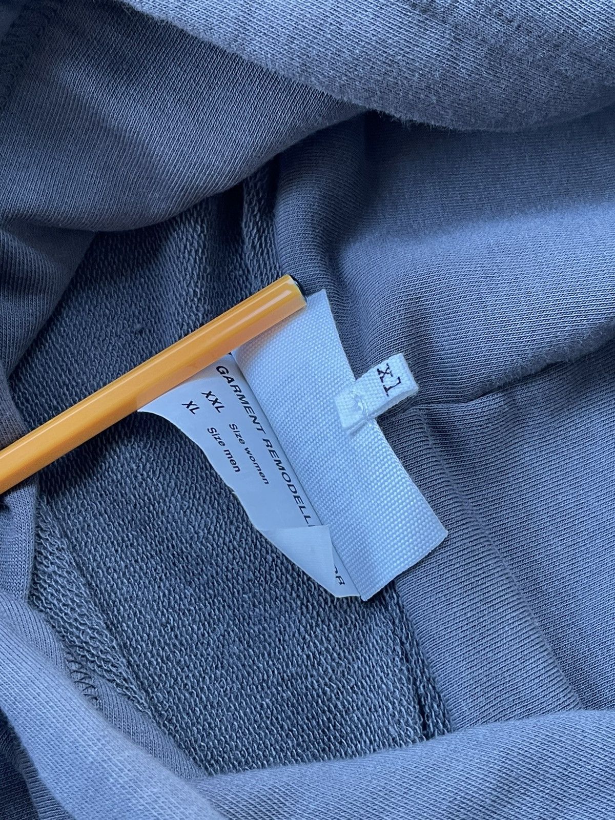Maison Margiela !DS! SS23 Maison Margiela Logo Gray Oversized Hoodie Size XL / US 12-14 / IT 48-50 - 19 Thumbnail