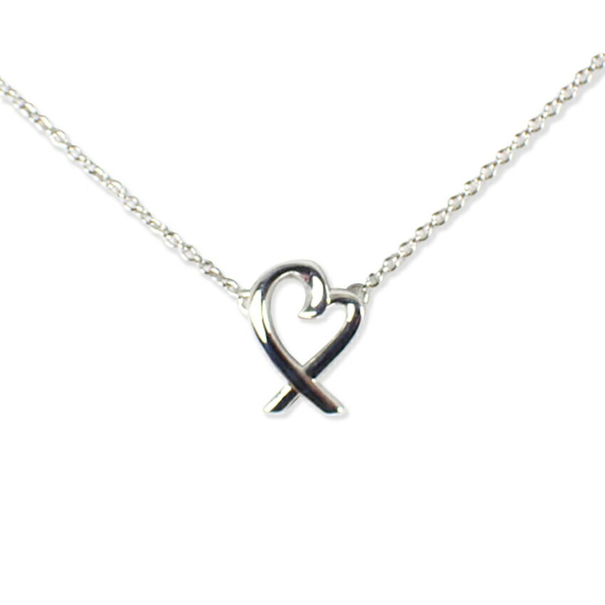Tiffany & Co. TIFFANY 925 Loving Heart Pendant Necklace Size ONE SIZE - 1 Thumbnail