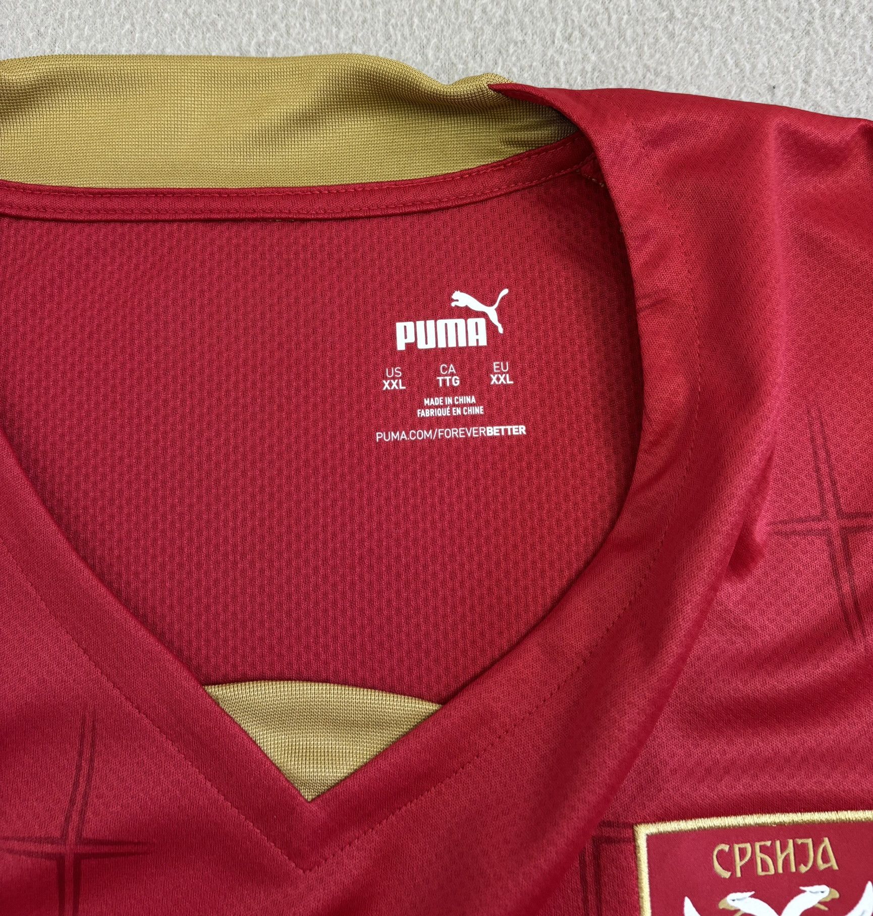 Puma Serbia 2022 Puma Football Jersey Size XXL Size US XXL / EU 58 / 5 - 15 Thumbnail