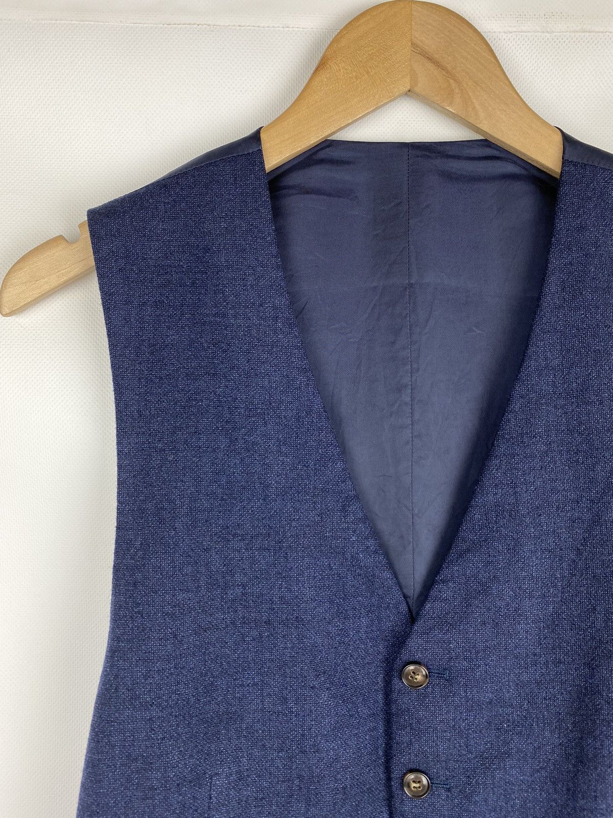 Suitsupply Suitsupply Ferrara men’s wool sleeveless suit vest waistcoat Size 40R - 5 Thumbnail