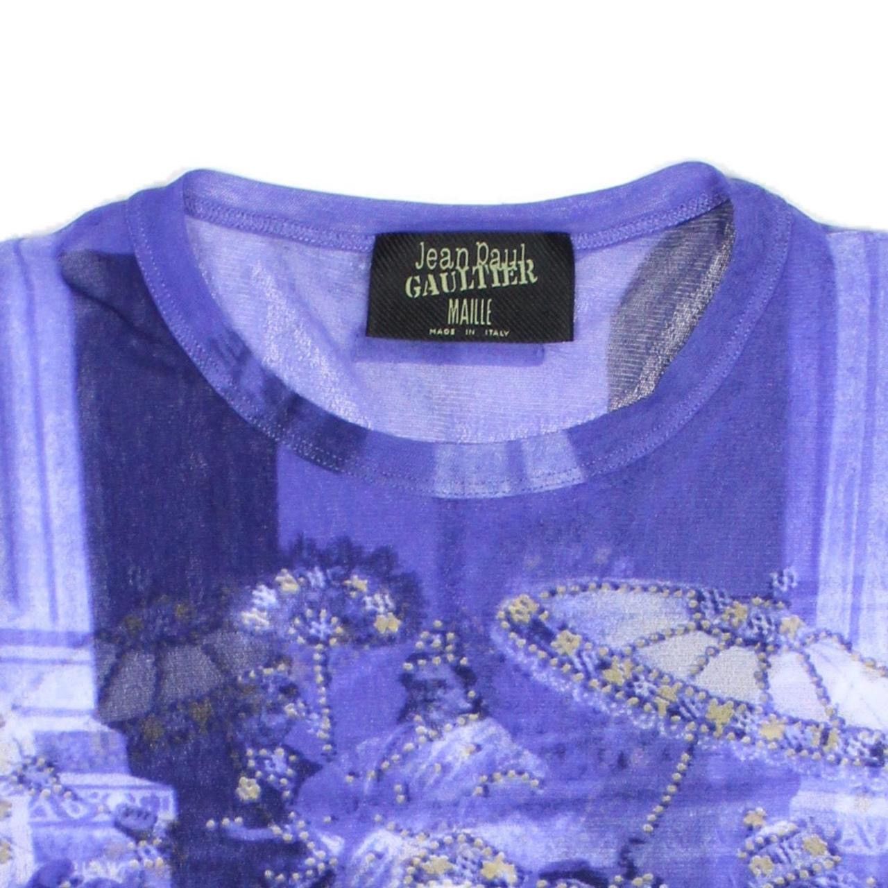 Jean Paul Gaultier JEAN PAUL GAULTIER SS1998 MESH T-SHIRT Size M / US 6-8 / IT 42-44 - 2 Thumbnail