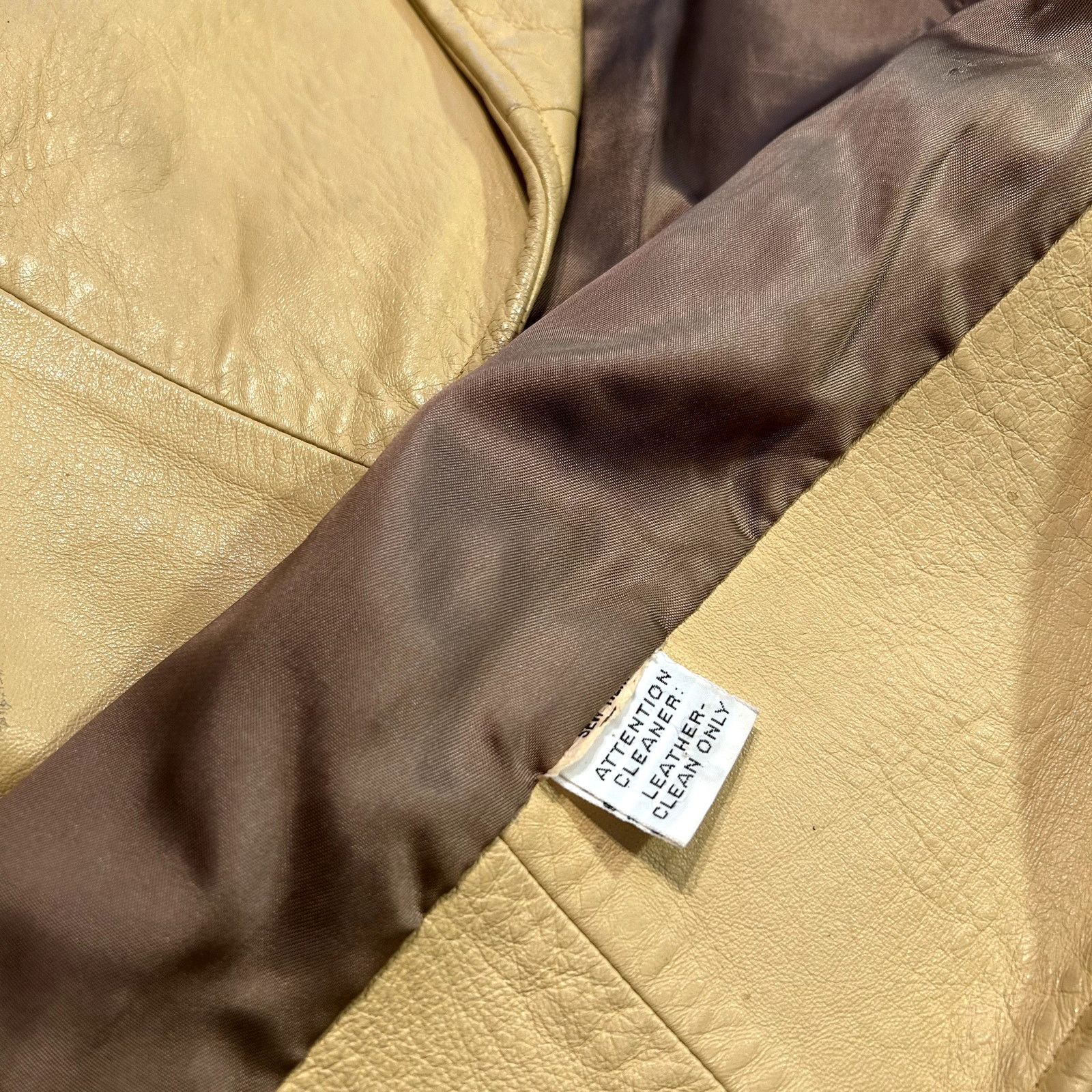 Wilsons Leather 70s Vintage New England Sportswear Belted Leather Jacket M Size M / US 6-8 / IT 42-44 - 6 Thumbnail