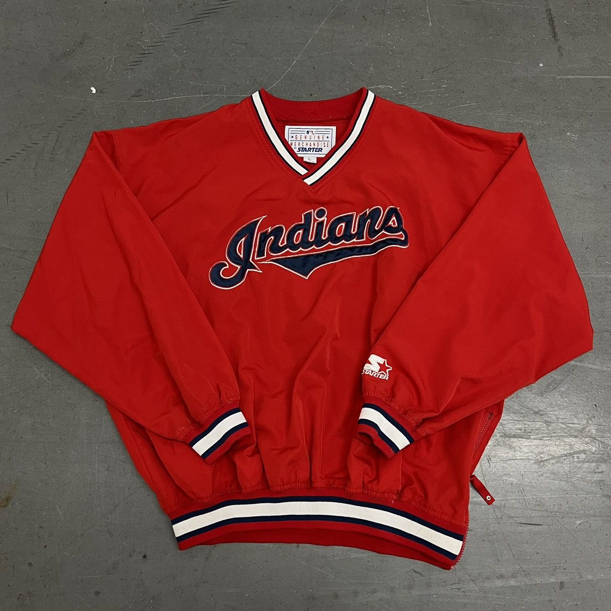 Vintage Vintage starter Cleveland Indians pullover jacket | Grailed