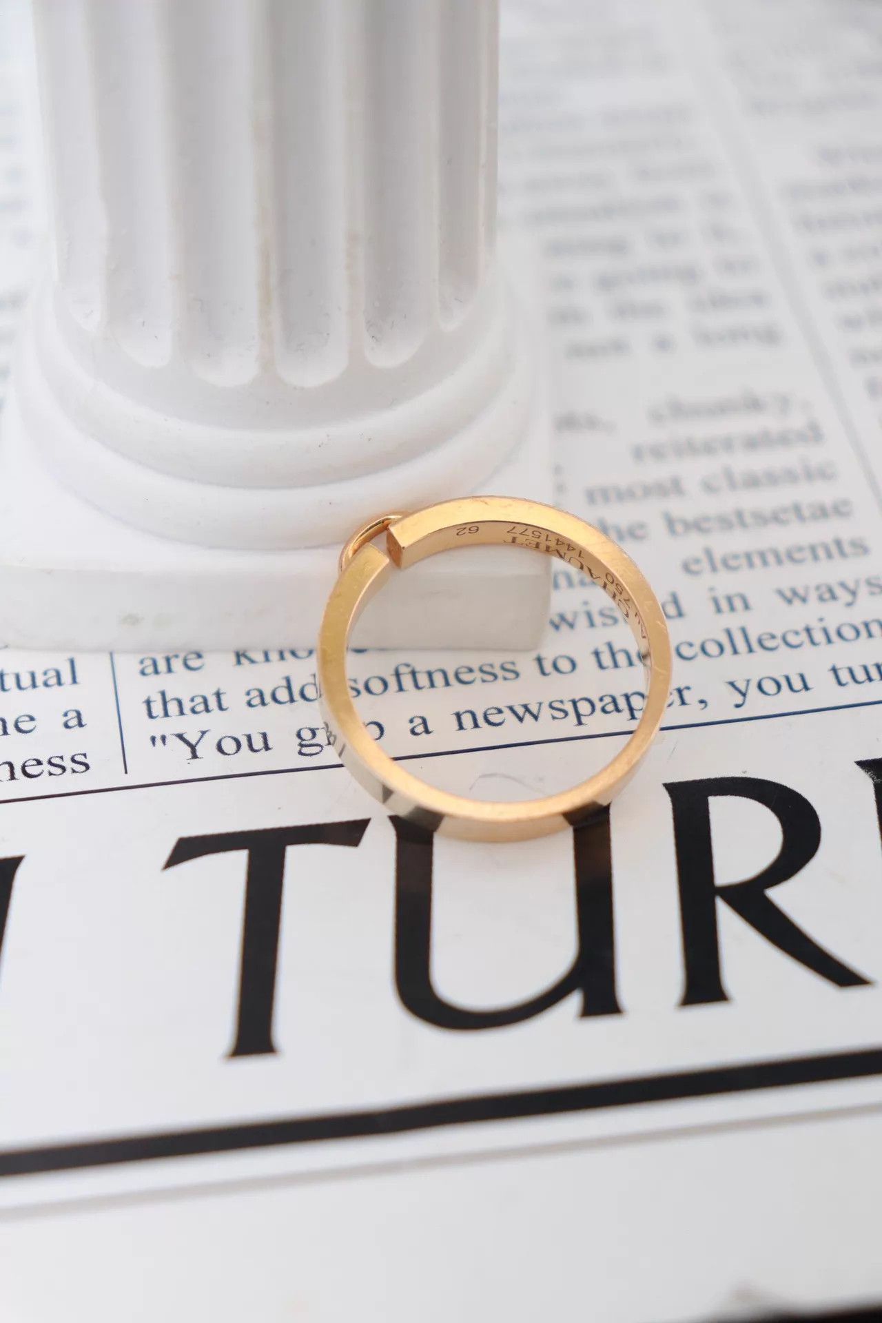 Other Chaumet Liens 18K rose gold size 62 ring with box Size ONE SIZE - 5 Thumbnail