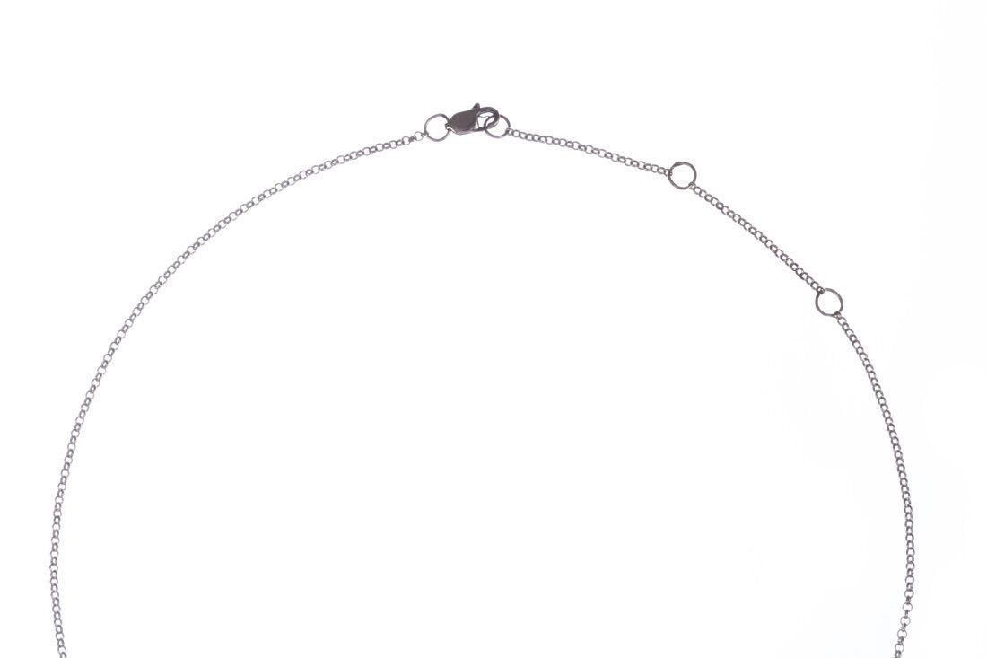 Handmade Alberto Juan Sterling Silver Bar Pin Pendant Necklace Size ONE SIZE - 3 Thumbnail