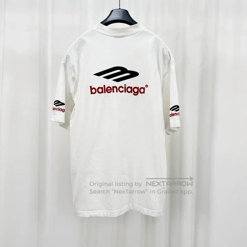 Balenciaga Balenciaga 3B Embroidered Short Sleeve Tee. Size US XS / EU 42 / 0 - 2 Thumbnail