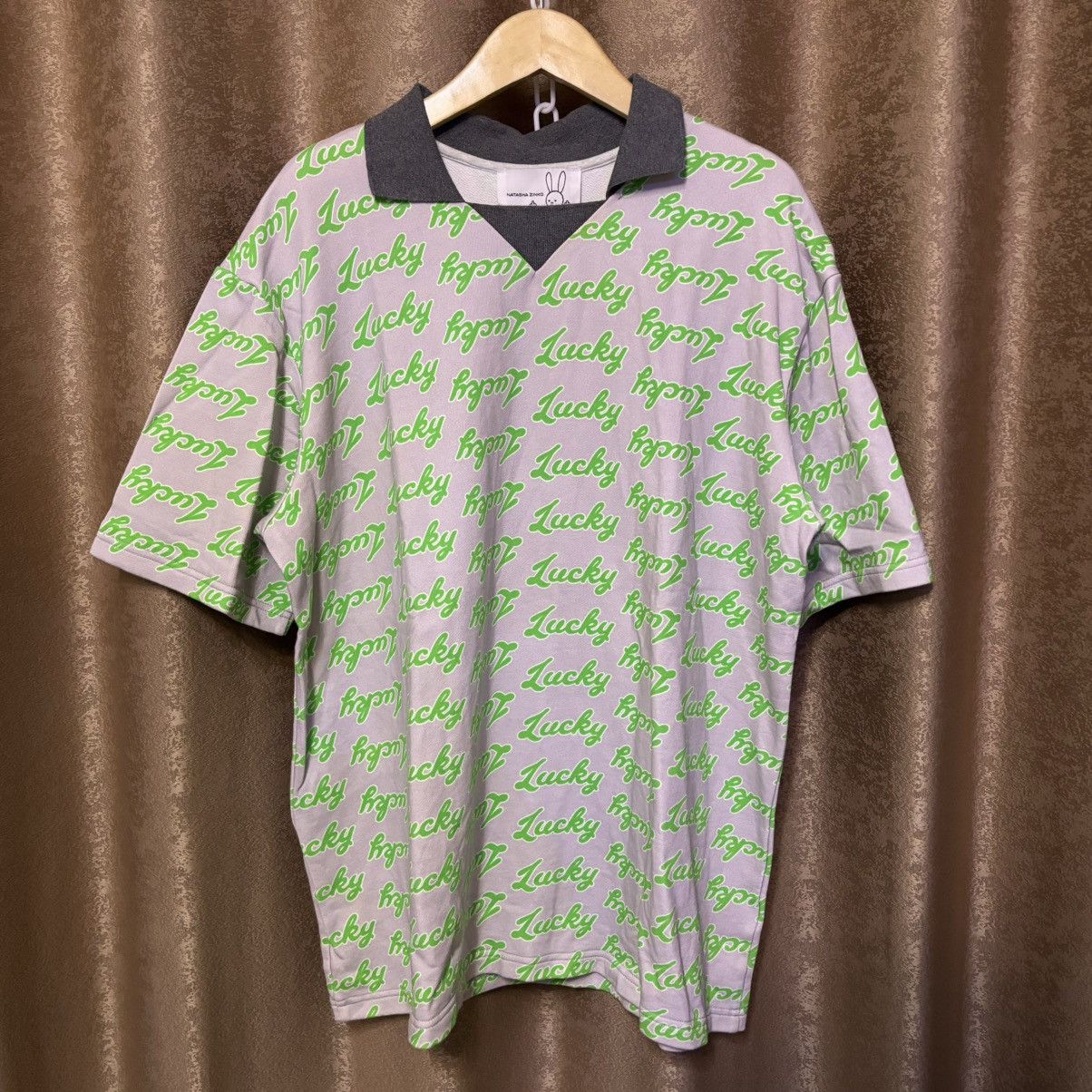 Natasha Zinko Natasha Zinko - Lucky Print T Shirt With Collar Size M / US 6-8 / IT 42-44 - 1 Thumbnail