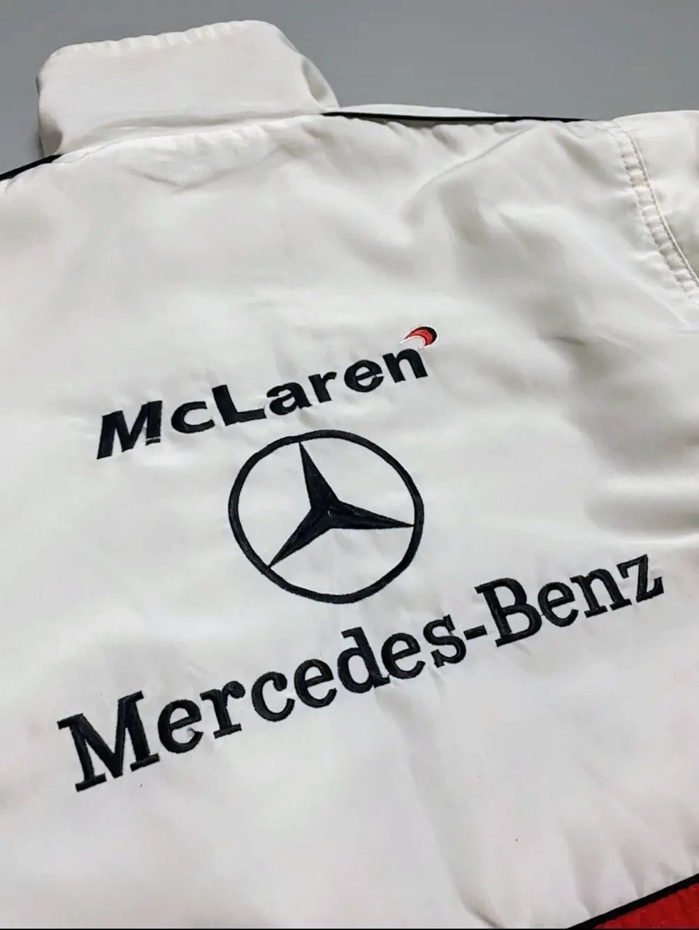 Mercedes-Benz 💥 Mercedes Bens x Mclaren 💥 Vintage Racing Jacket Bomber Size US XL / EU 56 / 4 - 8 Thumbnail