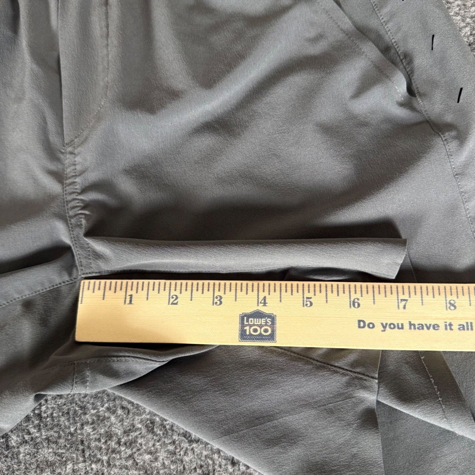 Ten Thousand Ten Thousand Mens Interval Shorts Small Gray Gym Training Size US 28 / EU 44 - 8 Thumbnail