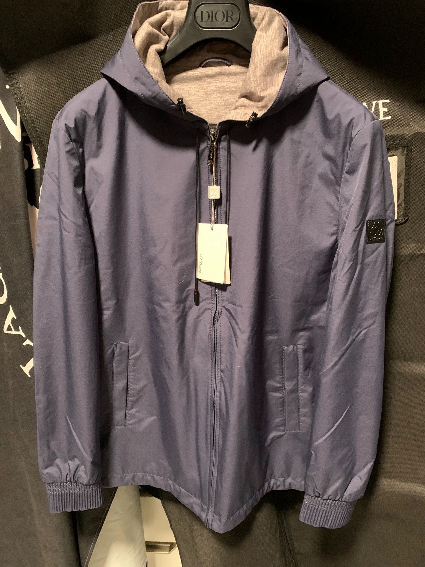 S.T. Dupont S.T.Dupont hooded coat xl M-L small runs commuter Size US L / EU 52-54 / 3 - 2 Thumbnail