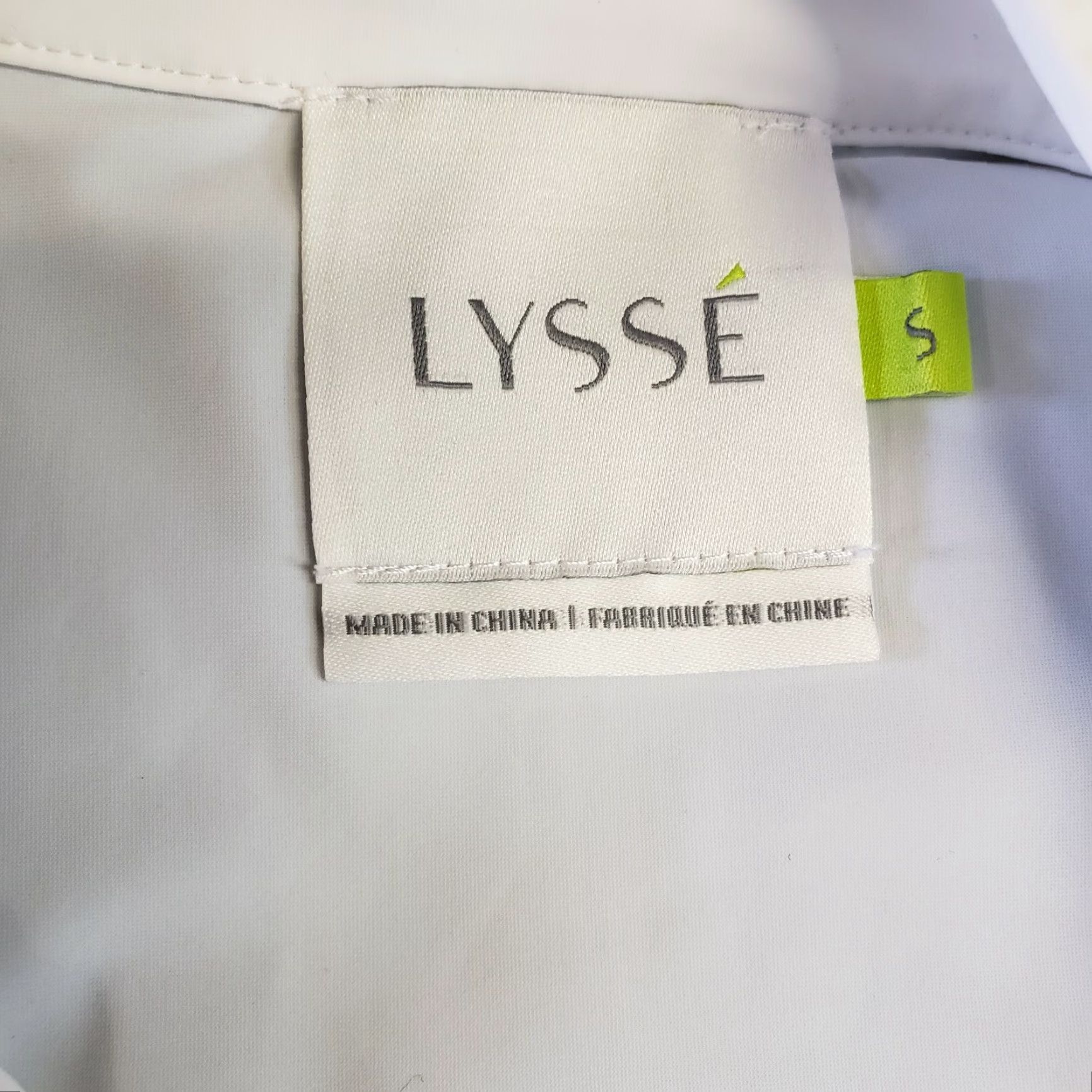 Vintage Lysse Women’s Colette Lace Sleeve Button Down Top White Small Long Sleeve Shirt Ladies Women XS-S Small White Lace Sleeve Button-Front Top Size S / US 4 / IT 40 - 5 Thumbnail