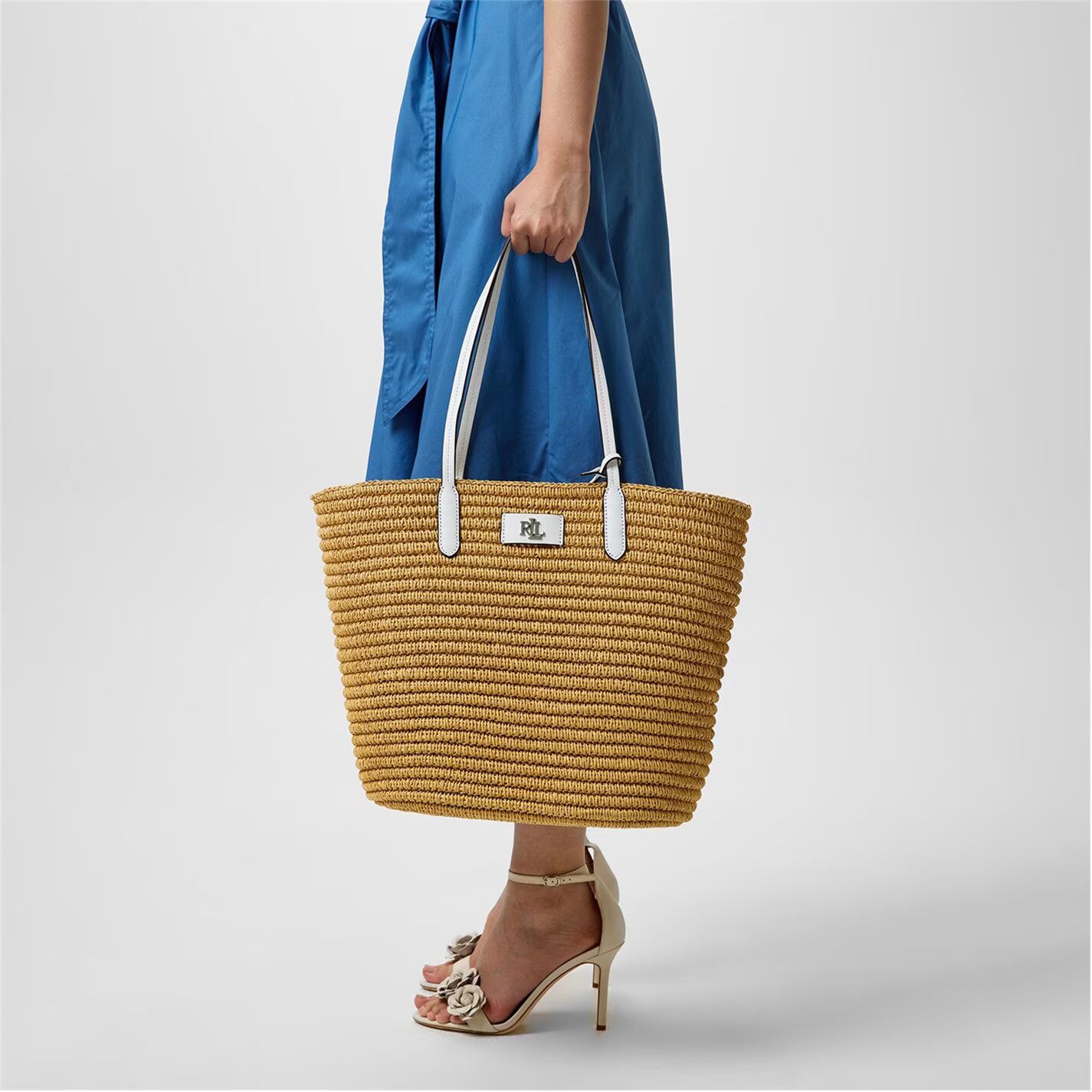Lauren Ralph Lauren o1g2r1mq0825 Size: OS / Brie Tote Bag in Beige Size ONE SIZE - 2 Thumbnail