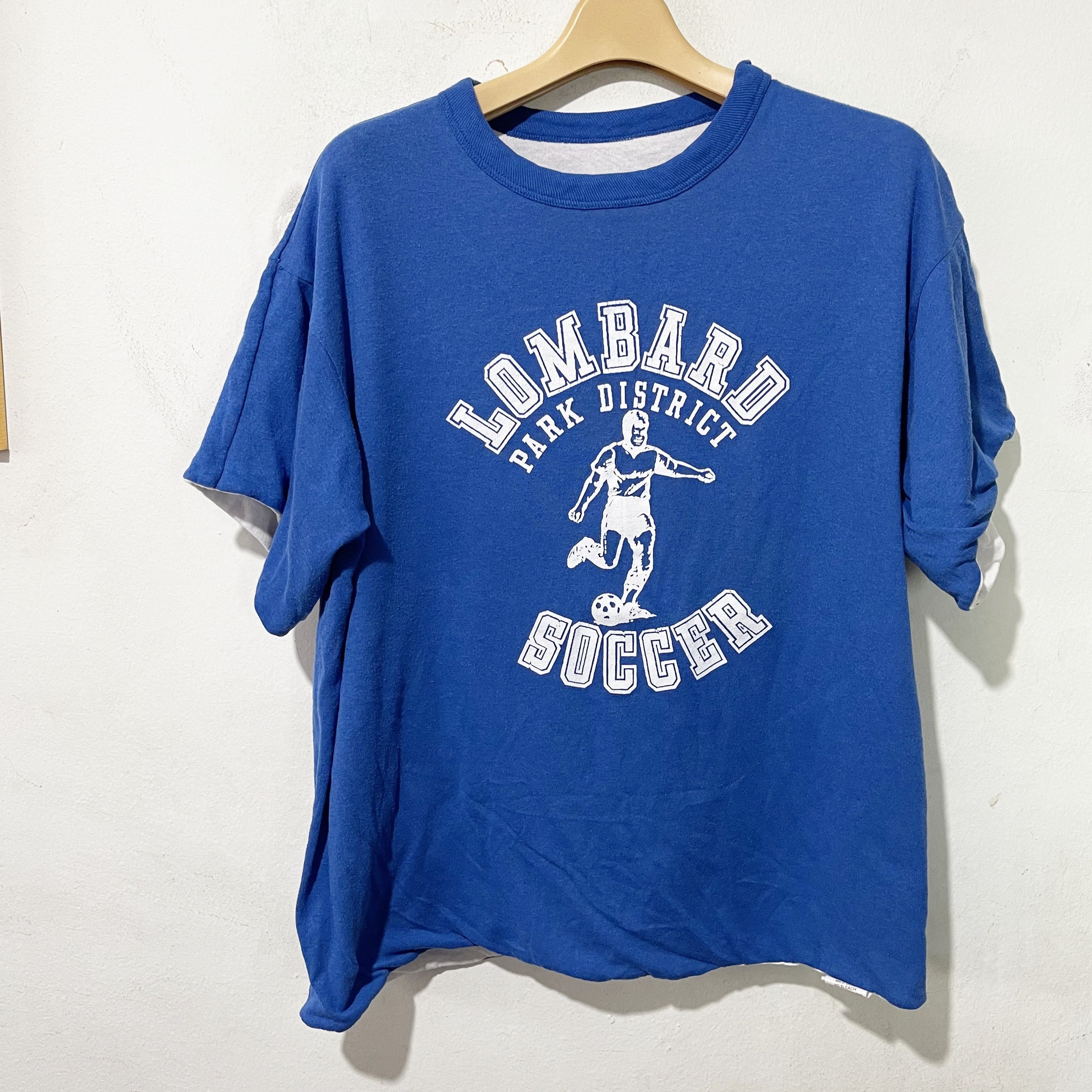 Vintage Vintage 90s Soccer Reversible Shirt Size US M / EU 48-50 / 2 - 1 Thumbnail