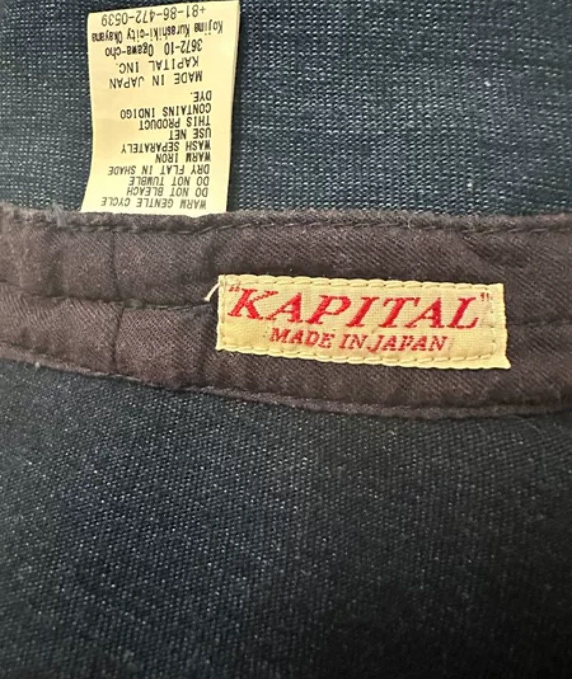Kapital Kapital Blue Dyed Hat 2409-Nextarrow Size ONE SIZE - 7 Thumbnail