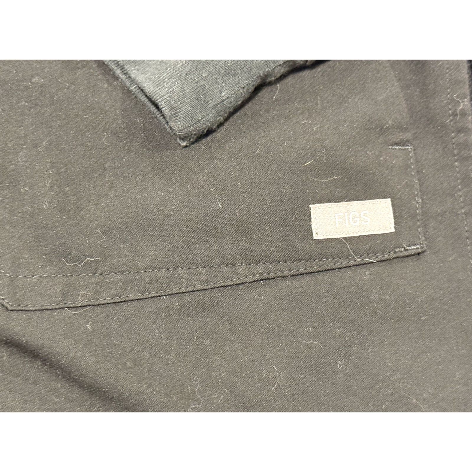 Vintage FIGS Bellery Scrub Jacket Women’s S Black Full Zip Technical Collection Size S / US 4 / IT 40 - 2 Thumbnail