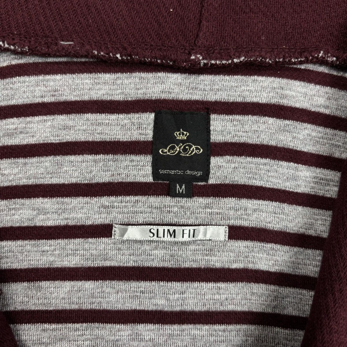 Le Grande Bleu (L.G.B.) 2000s Semantic Design - Red Wine Alien Hood Jacket Size US M / EU 48-50 / 2 - 12 Thumbnail