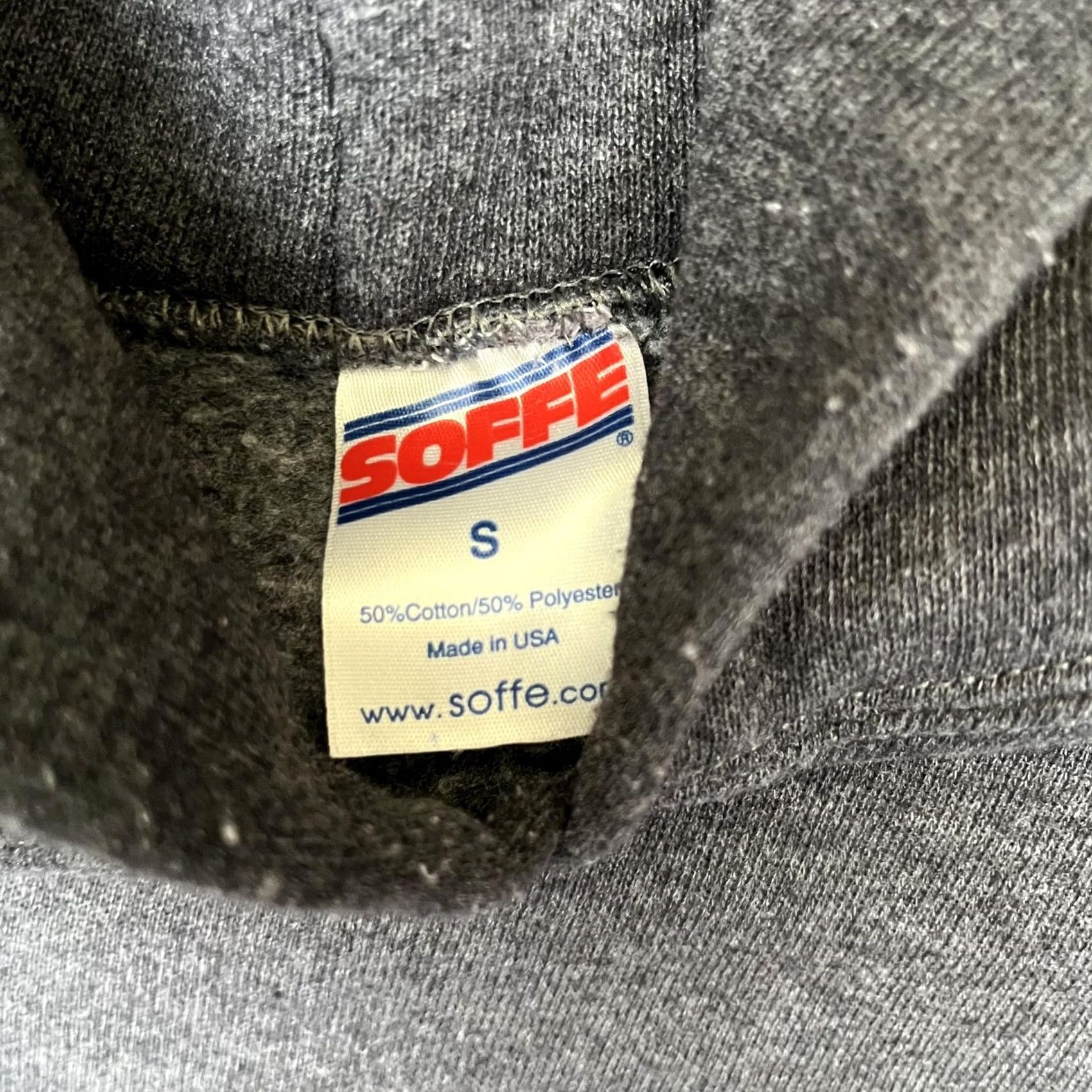 Soffe VINTAGE Soffe Hoodie Pullover Fleece Sweatshirt Mens Small Gray Made USA Size US S / EU 44-46 / 1 - 6 Thumbnail