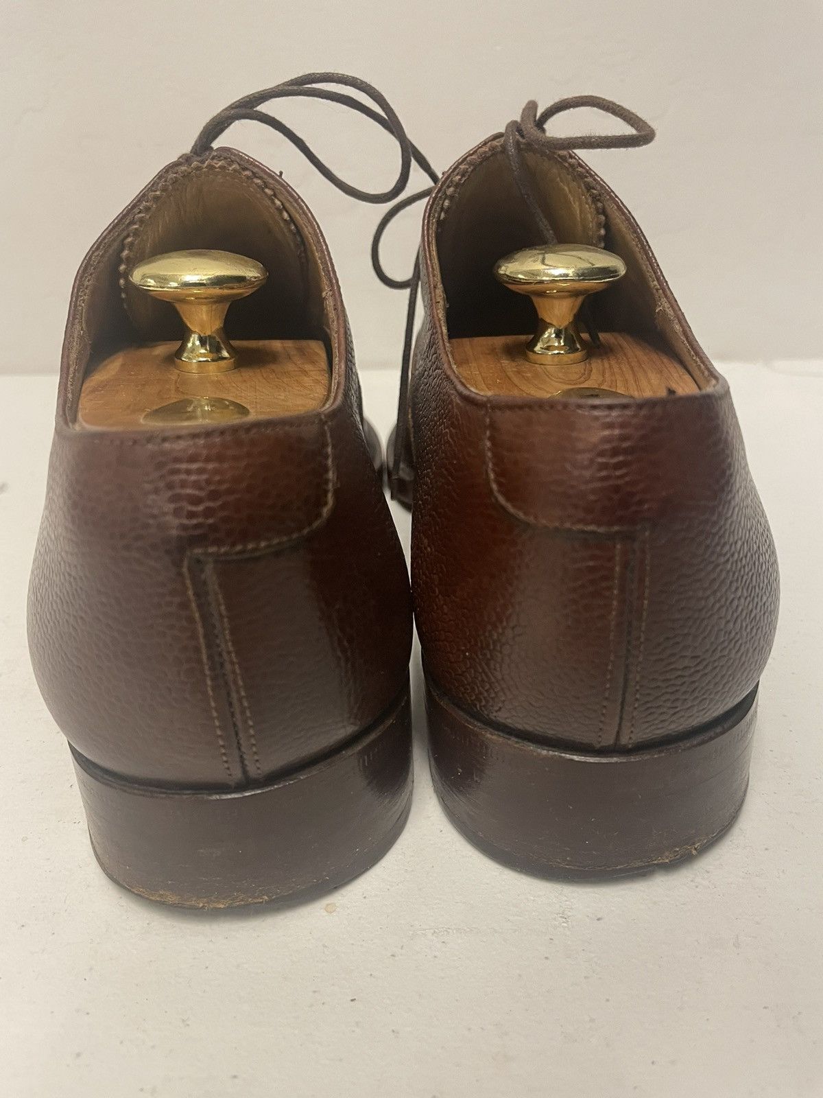 Cole Haan × Vintage Pebbled Leather Cap Toe Oxford Size US 9.5 / EU 42-43 - 5 Thumbnail